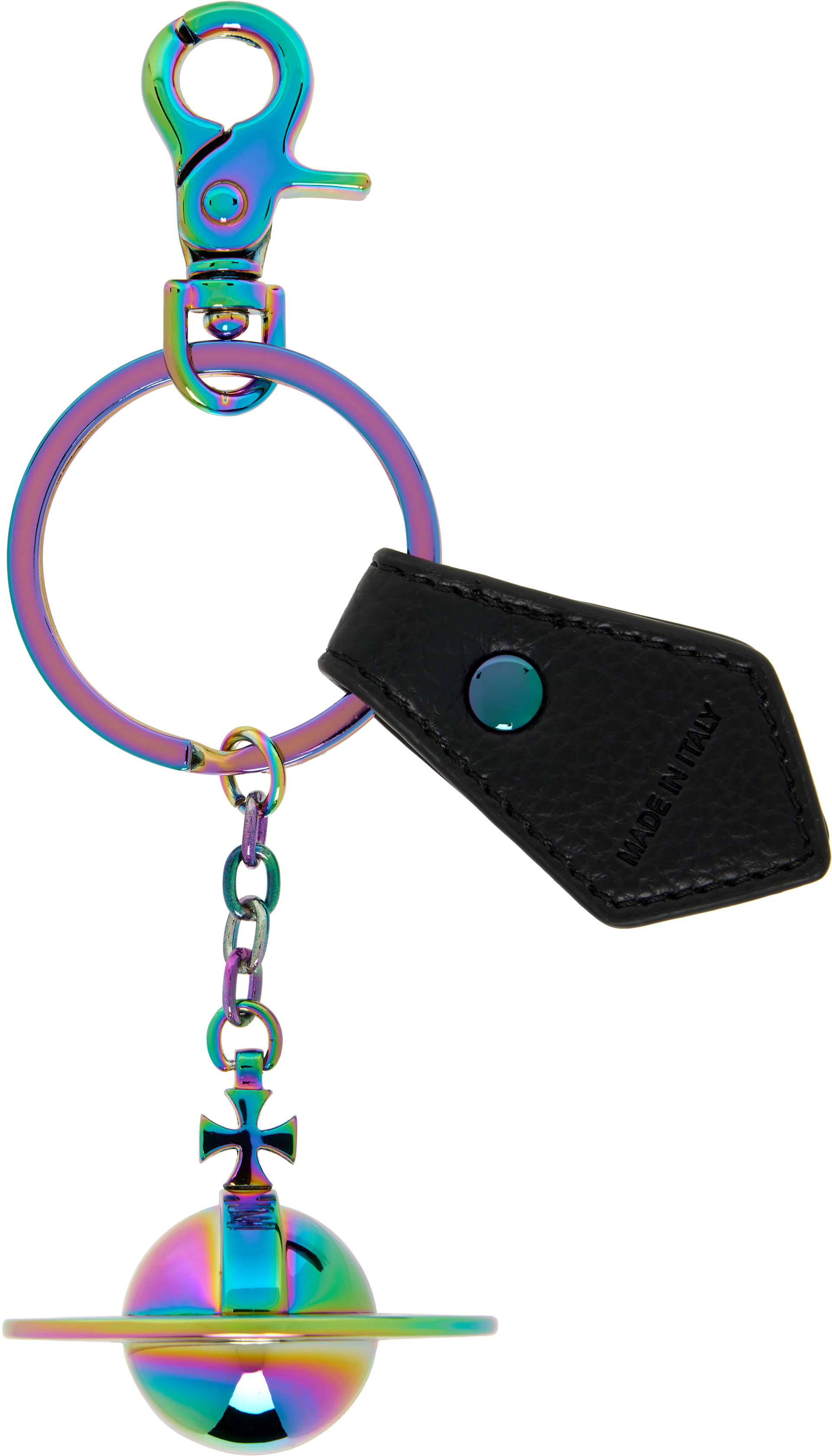 Vivienne Westwood /チャーム 便箋封筒　ノベルティ Vivienne Westwood: Black 3D Orb Keychain | SSENSE