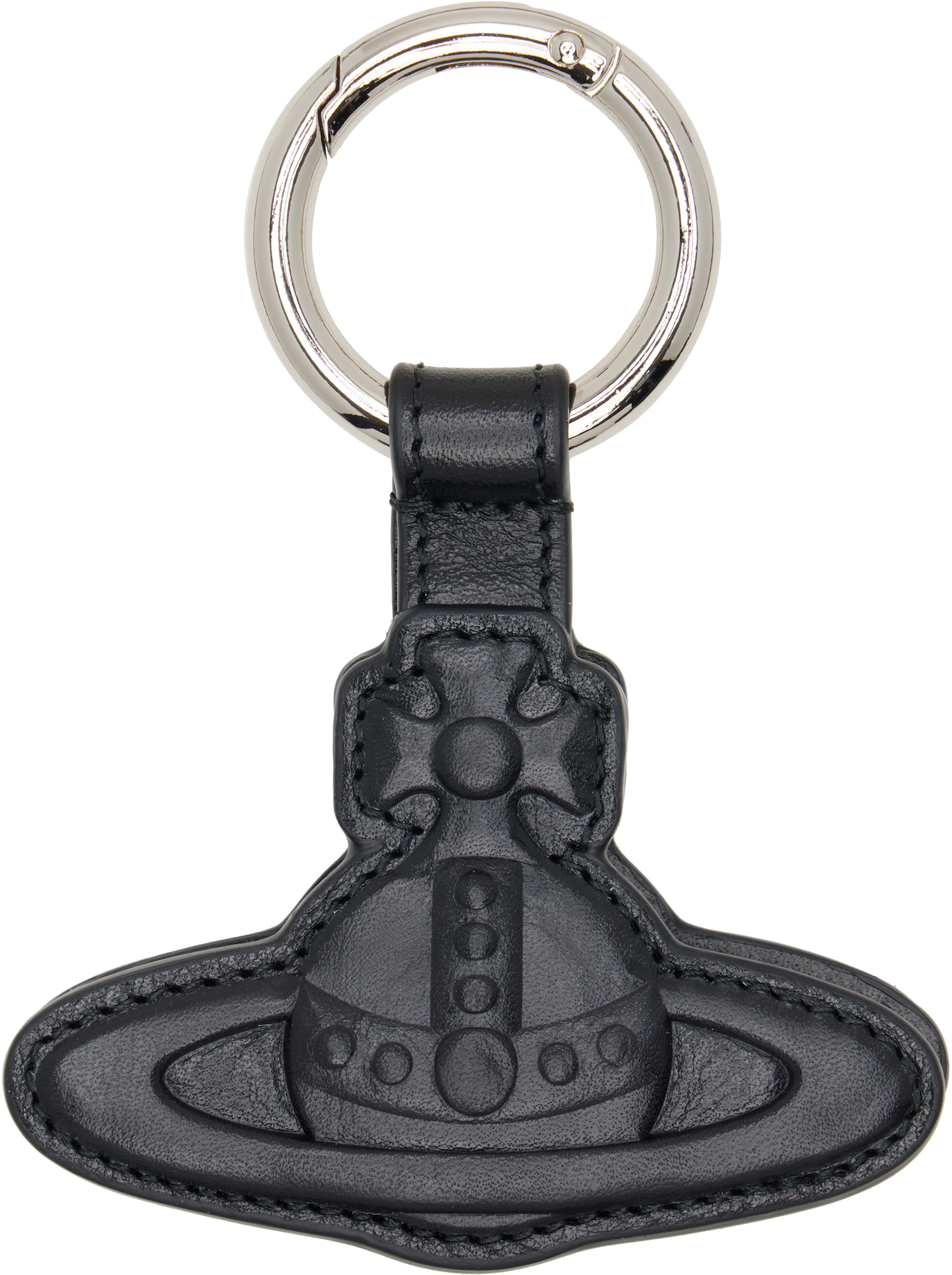 Vivienne Westwood: Black Orb Magnet Keychain | SSENSE
