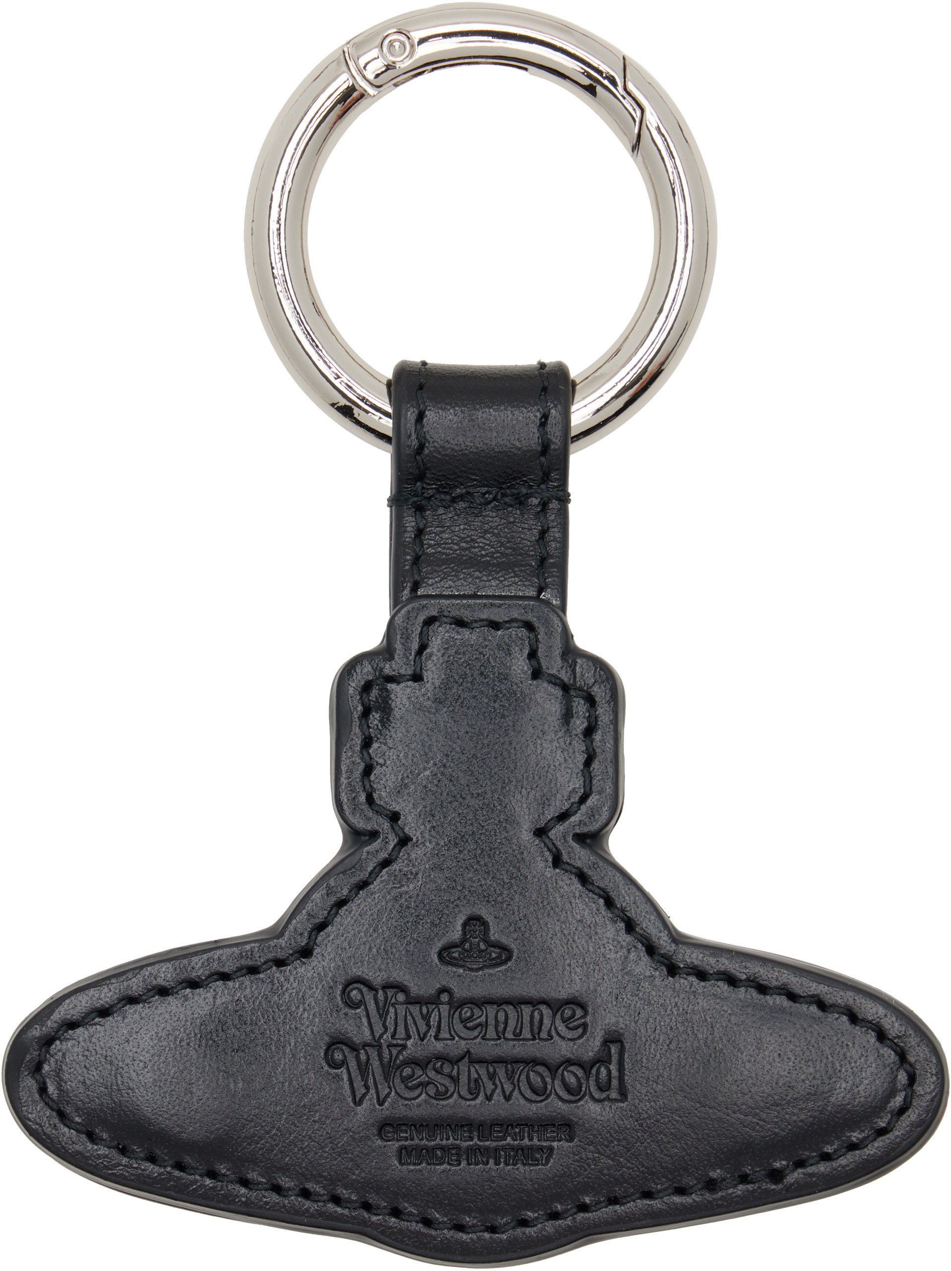 Vivienne Westwood: Black Orb Magnet Keychain | SSENSE