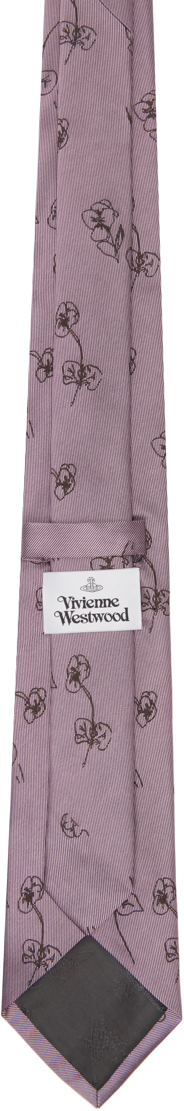 8000円即決‼️Vivinne Westwood Vivienne Westwood: Pink 8.5cm 'Flower & Orb' Tie | SSENSE