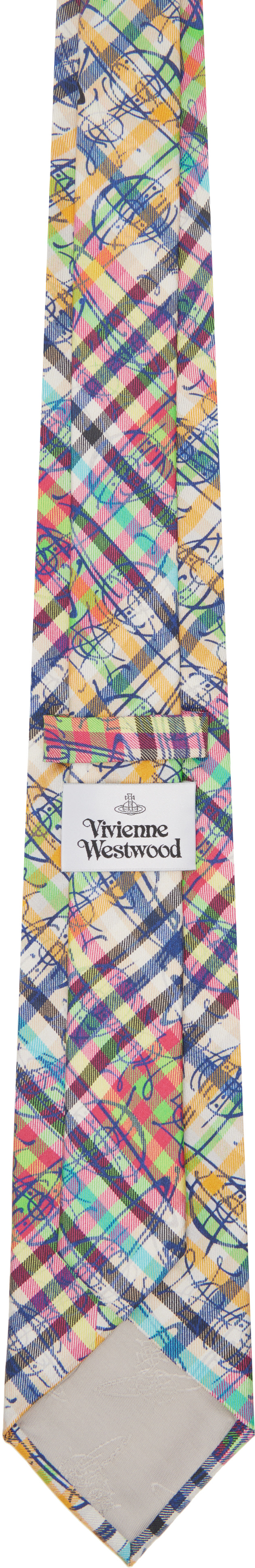 Vivienne Westwood: マルチカラー 8.5cm 'Graffiti Orb' ネクタイ