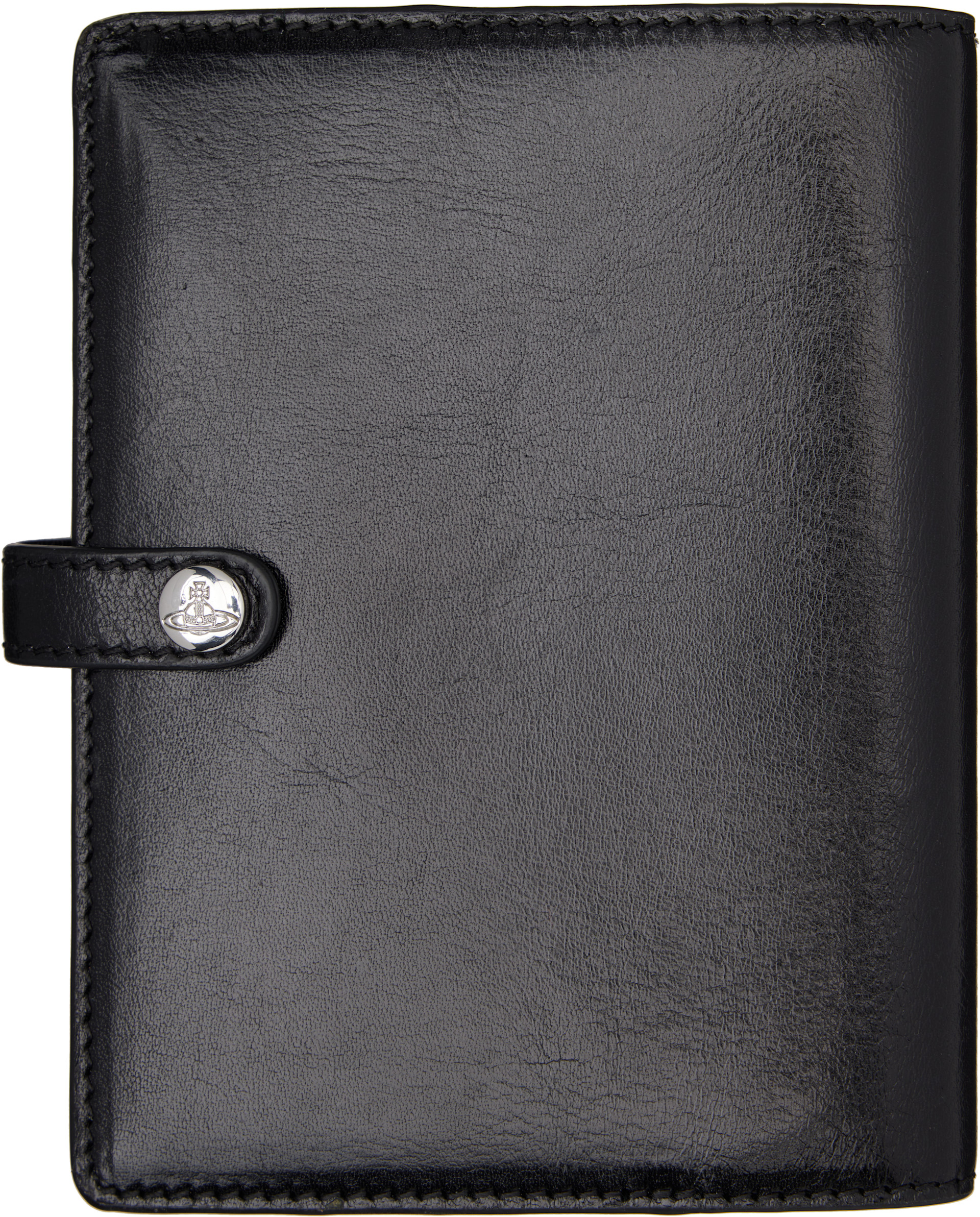 Vivienne Westwood: Black Orb Passport Holder | SSENSE