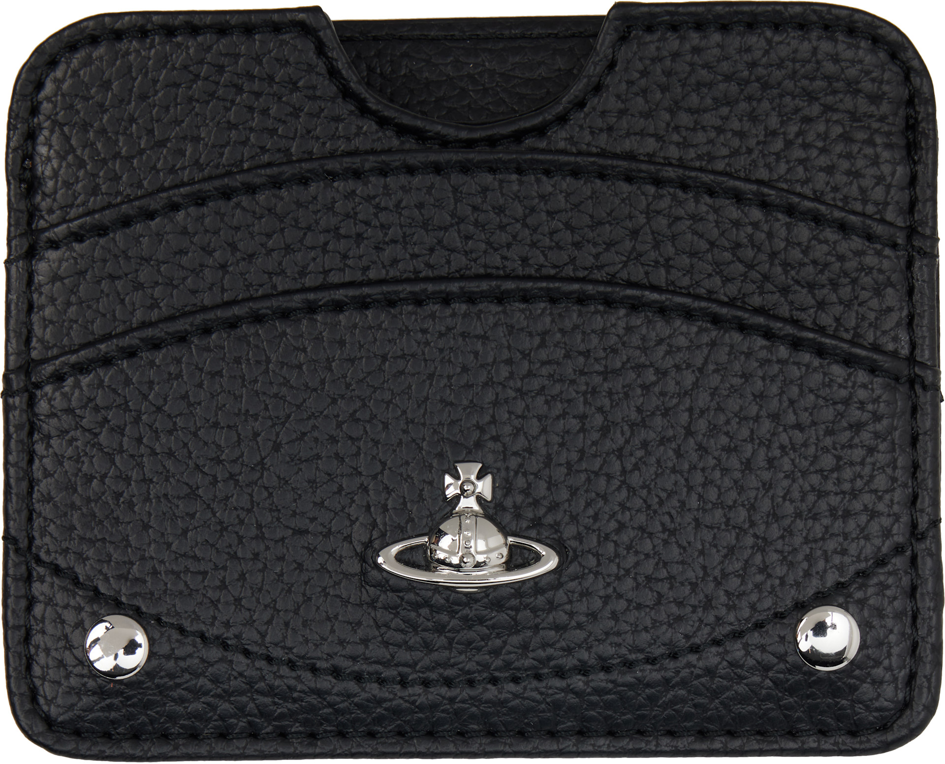 Vivienne Westwood: ブラック Half Moon カードケース | SSENSE 日本