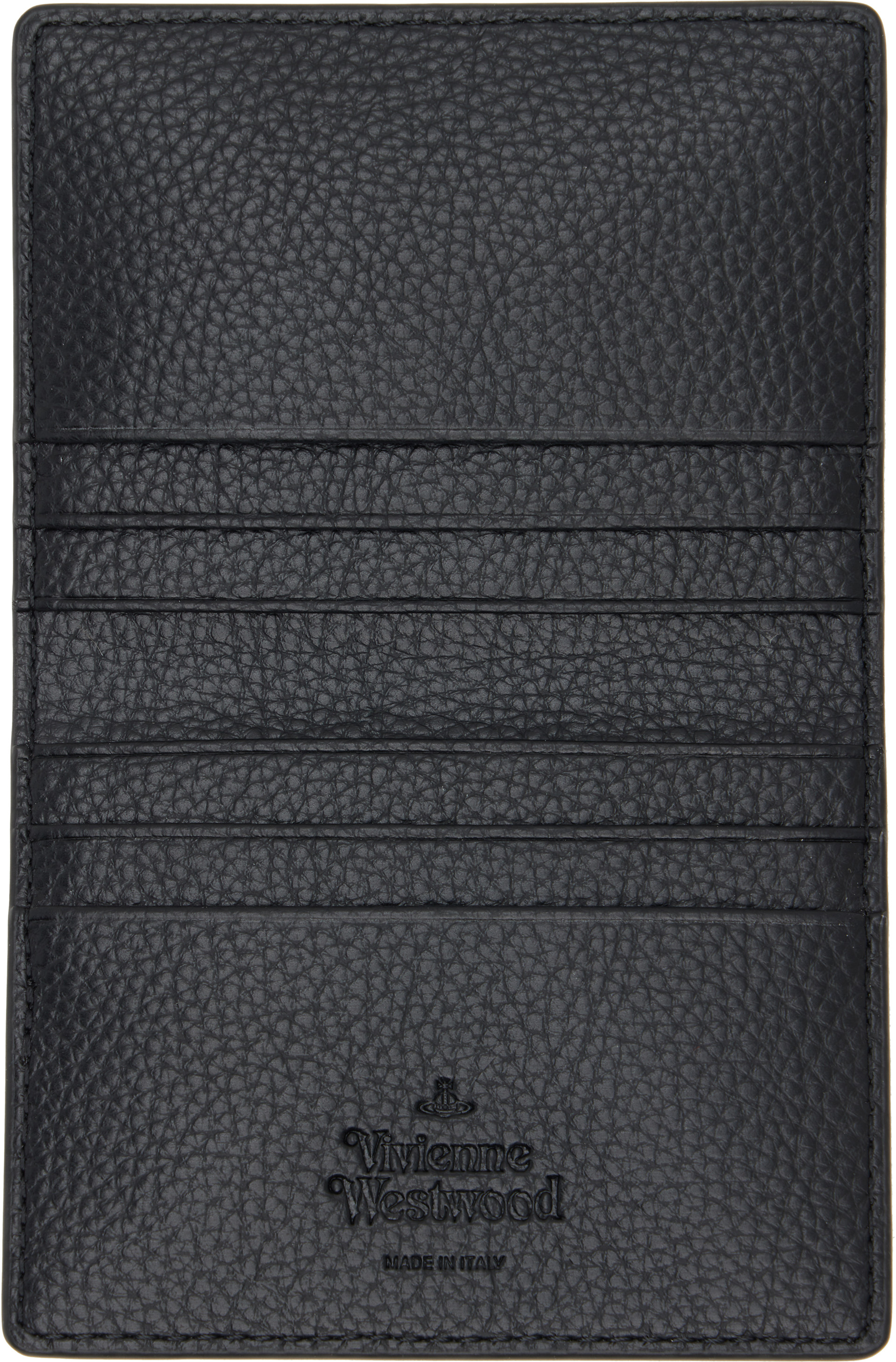 Vivienne Westwood: Black Bifold Man Card Holder | SSENSE
