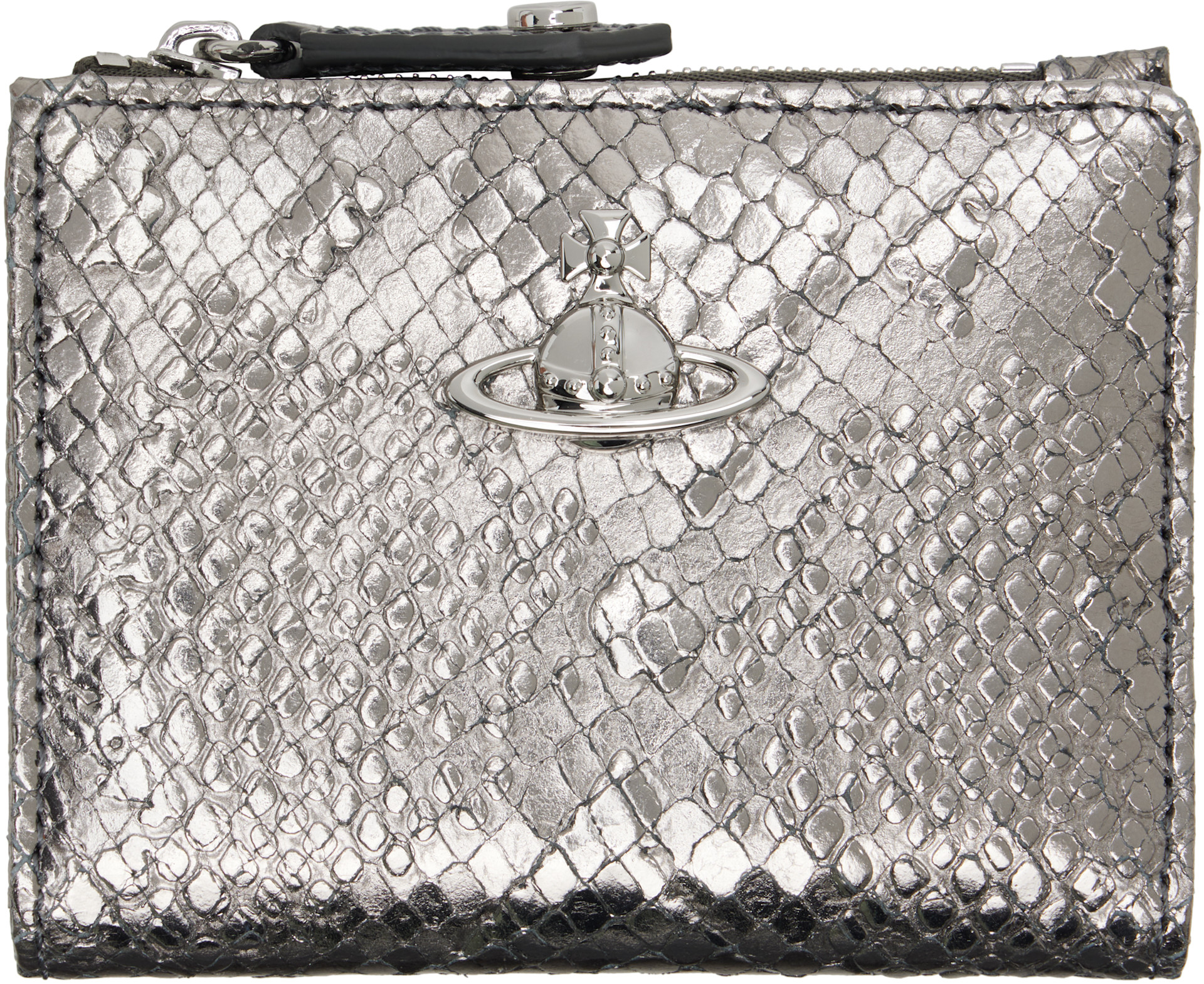 Vivienne Westwood レター型ケース Vivienne Westwood: シルバー Slim Flap カードケース | SSENSE 日本