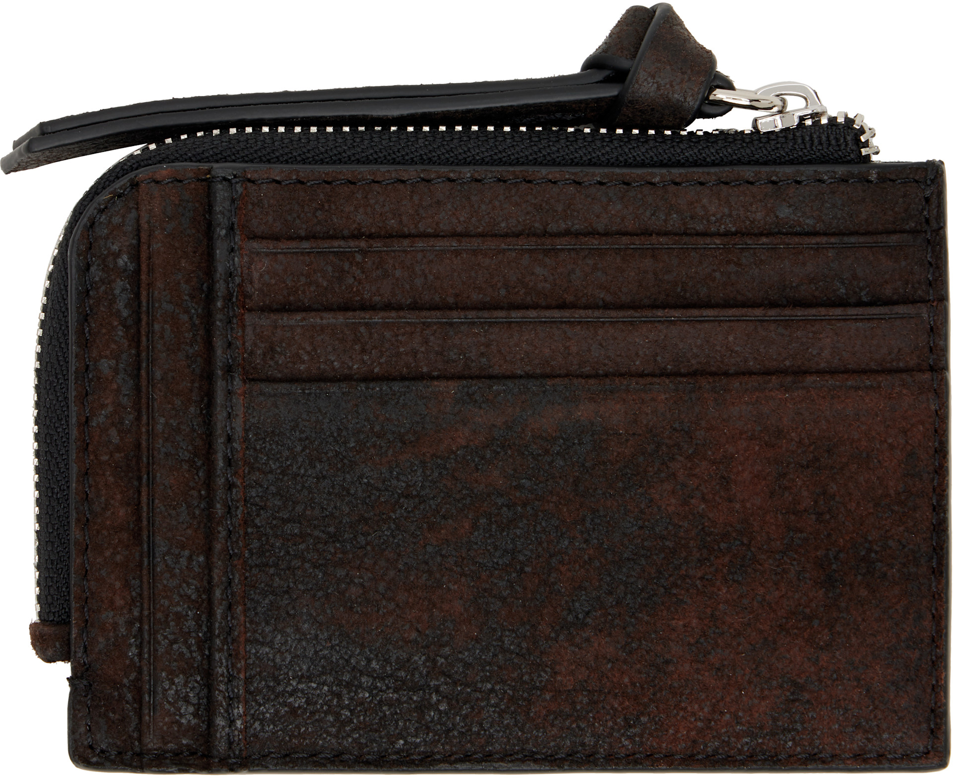 Vivienne Westwood: Brown Zip Card Holder | SSENSE