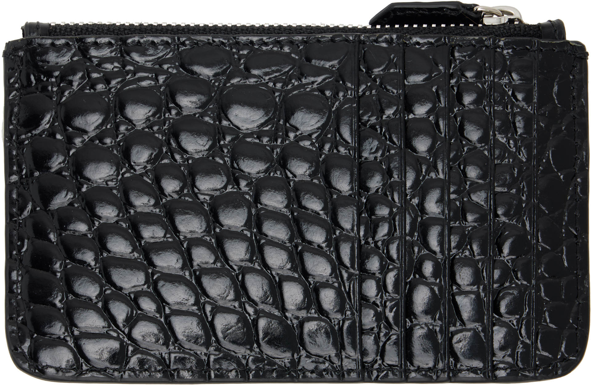 Vivienne Westwood: Black Half Moon Card Holder | SSENSE