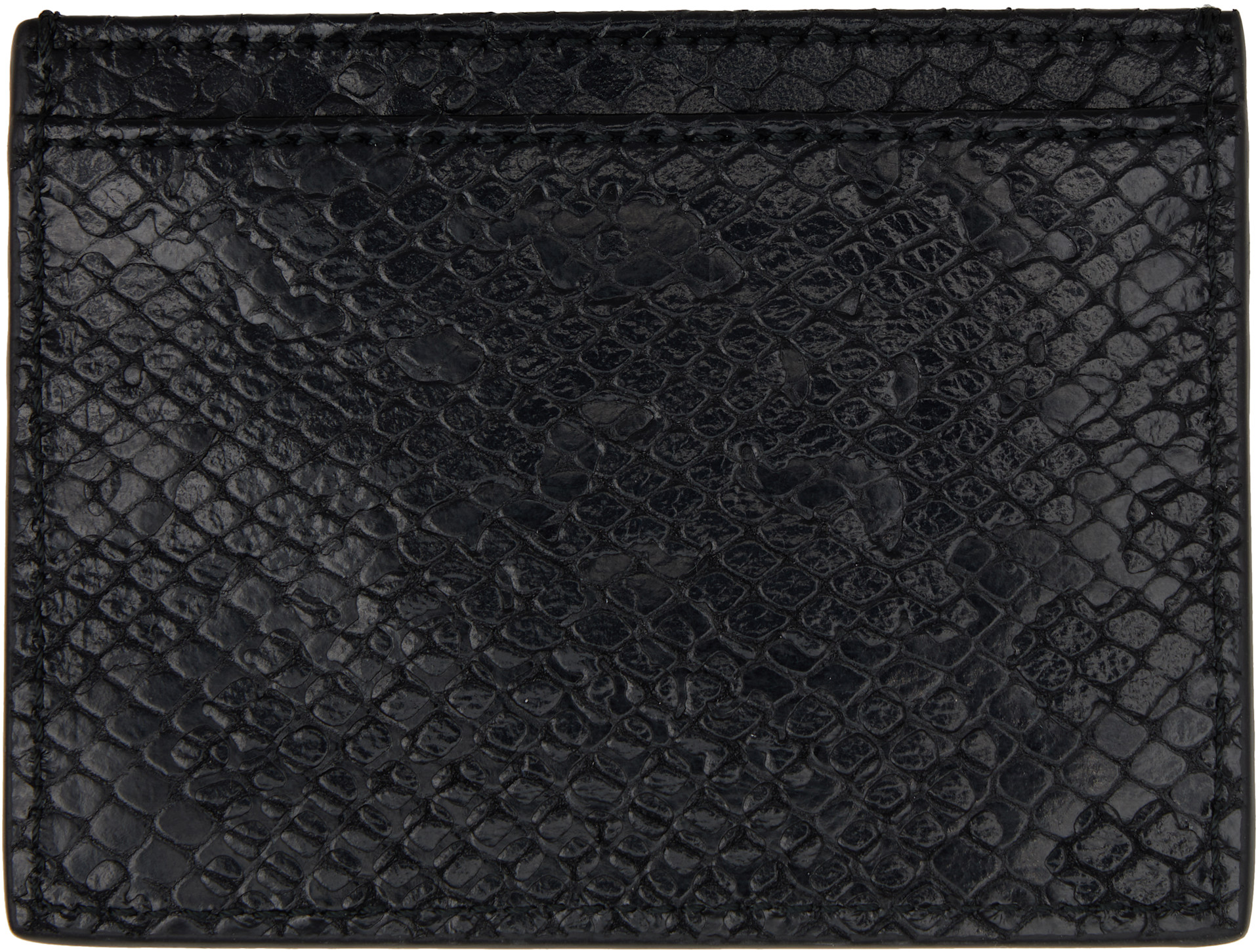 Vivienne Westwood ブラック・カードケース Vivienne Westwood: ブラック Flat カードケース | SSENSE 日本