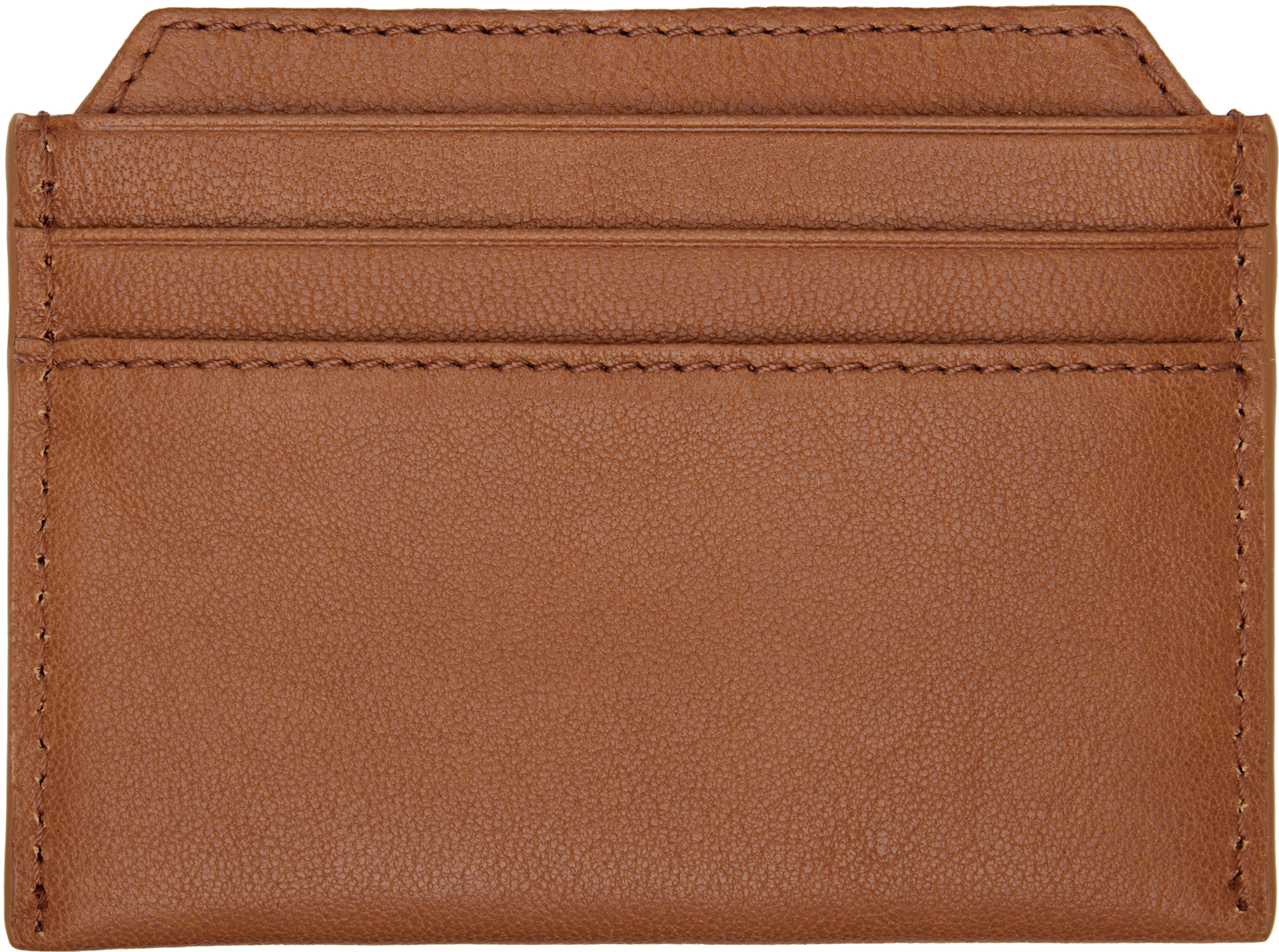 Vivienne Westwood: Brown Slim Card Holder | SSENSE
