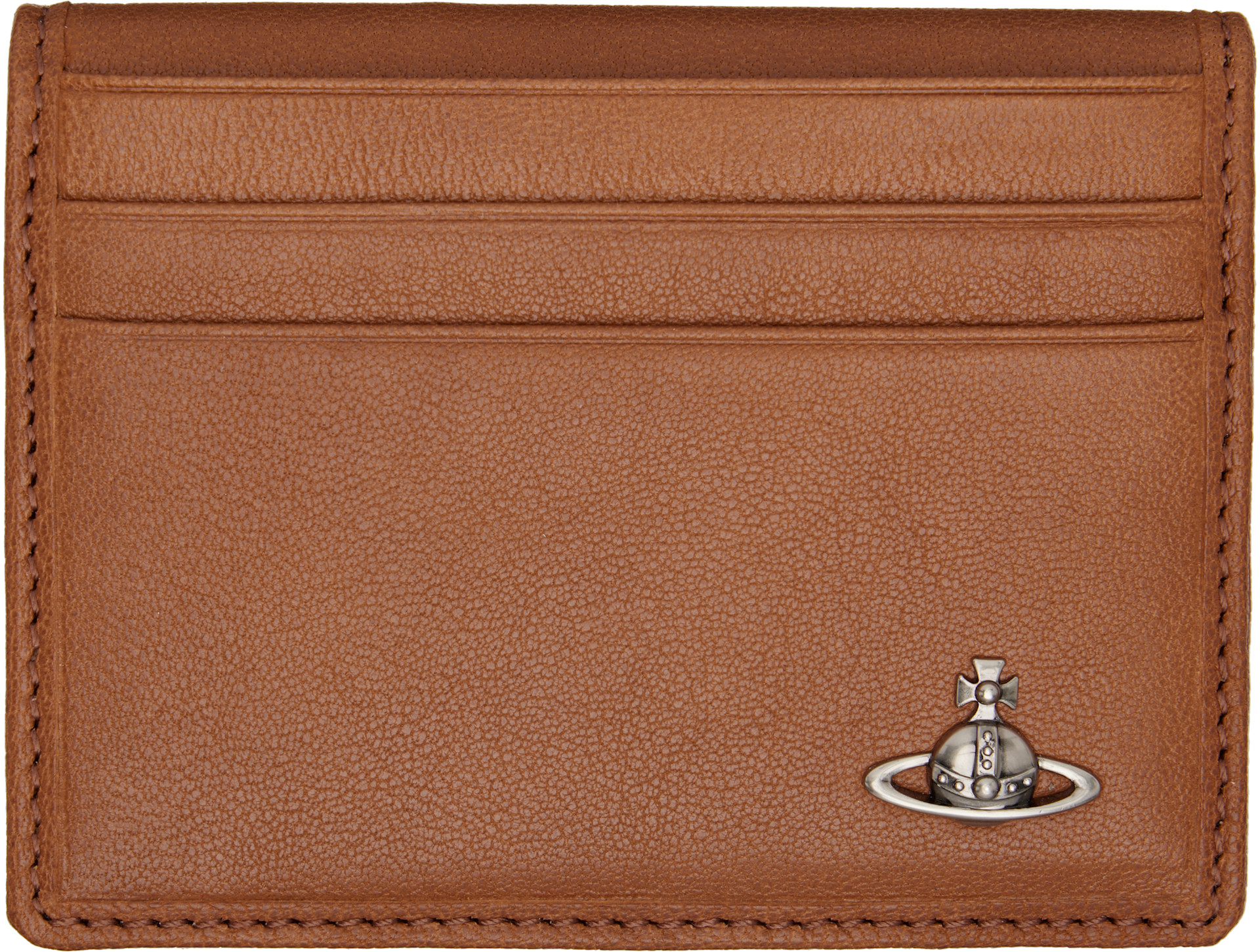 Vivienne Westwood: Brown Bifold Man Card Holder | SSENSE