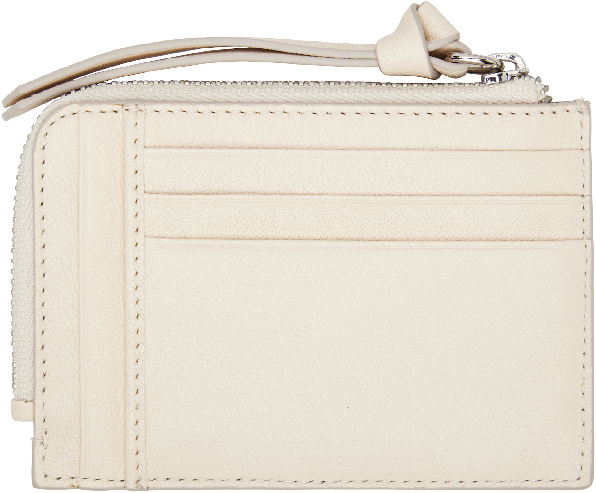 小物 vivienne westwood zip card wallet Vivienne Westwood: Off-White Zip Card Holder | SSENSE