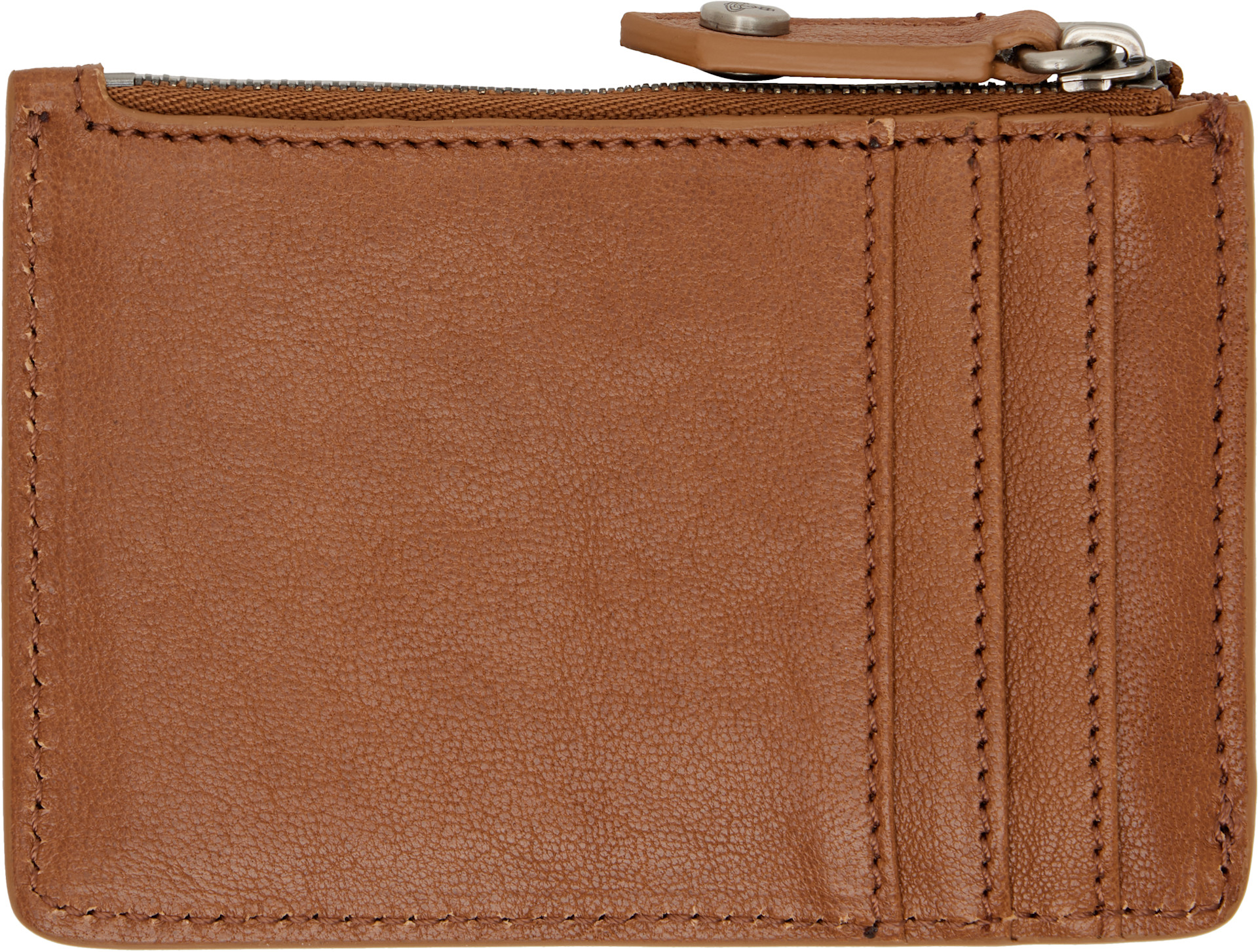 Vivienne Westwood: Brown Slim Long Card Holder | SSENSE Vivienne Westwood: Brown Slim Long Card Holder | SSENSE