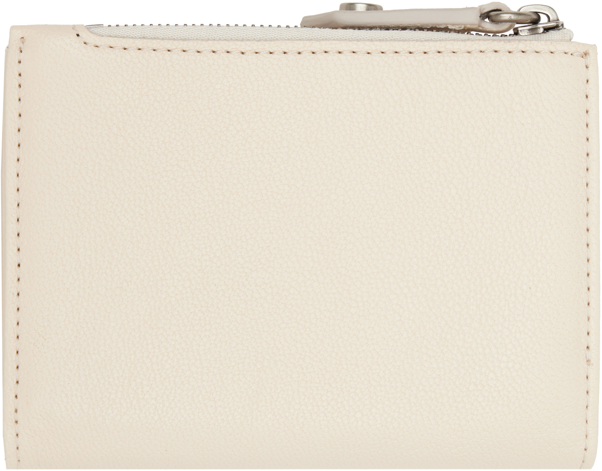 Vivienne Westwood: Off-White Slim Flap Card Holder | SSENSE