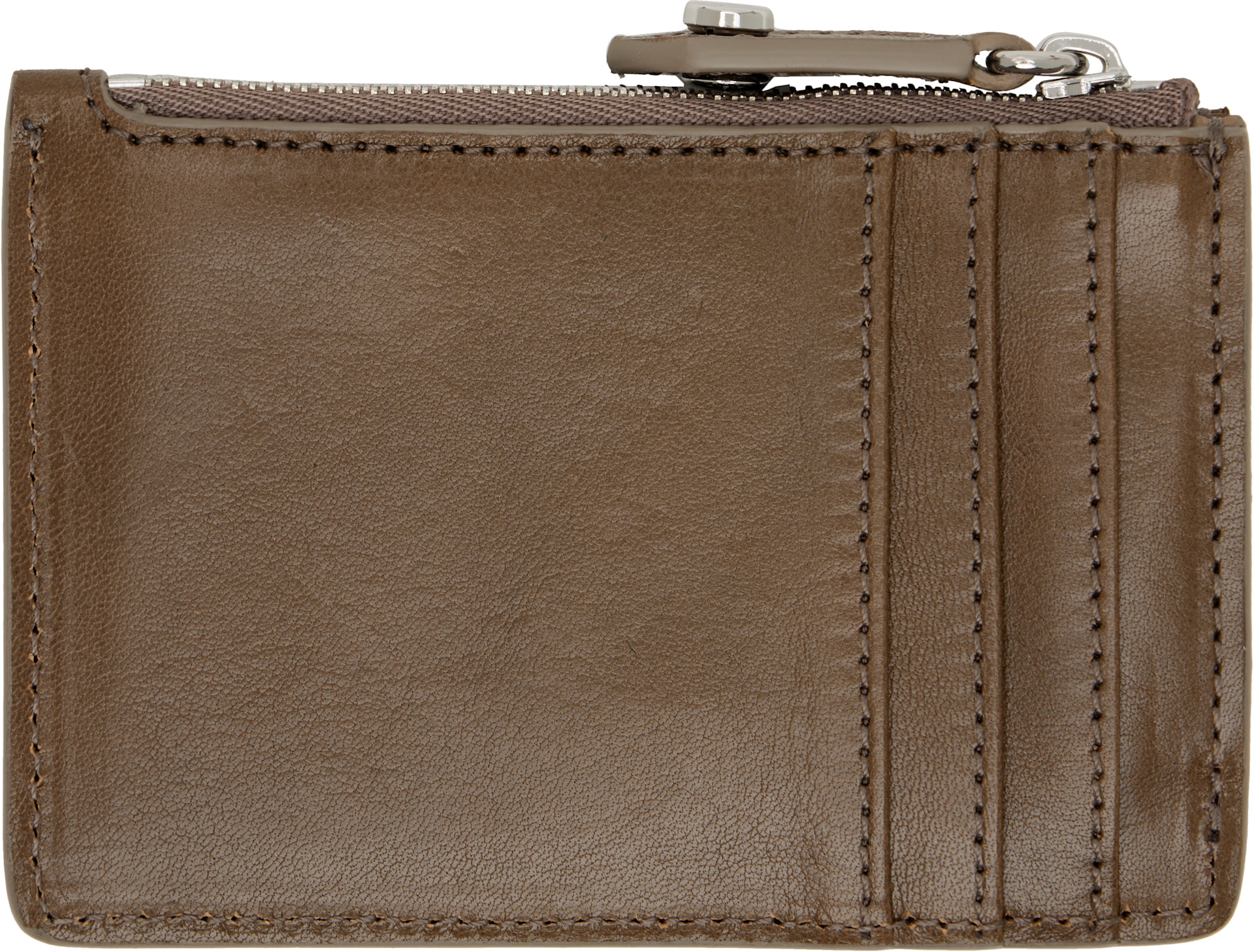 Vivienne Westwood: Brown Slim Long Card Holder | SSENSE