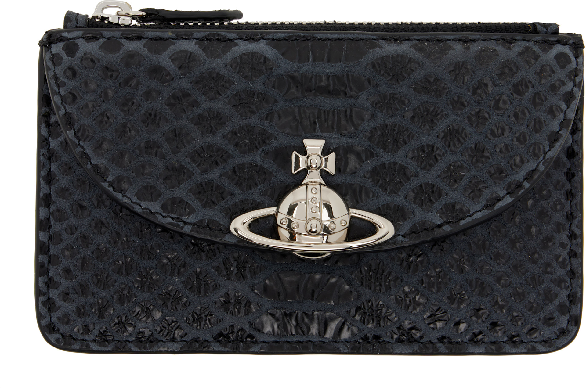 未使用 Vivienne Westwood ケース Crown Print Vivienne Westwood: グレー Half Moon カードケース | SSENSE 日本
