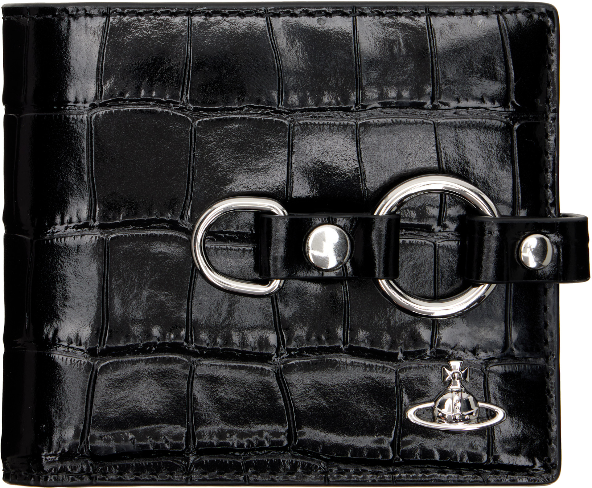 Vivienne Westwood MANブレーカーシューズ26〜26.5cm黒 Vivienne Westwood: Black Billfold Bondage Man Wallet | SSENSE