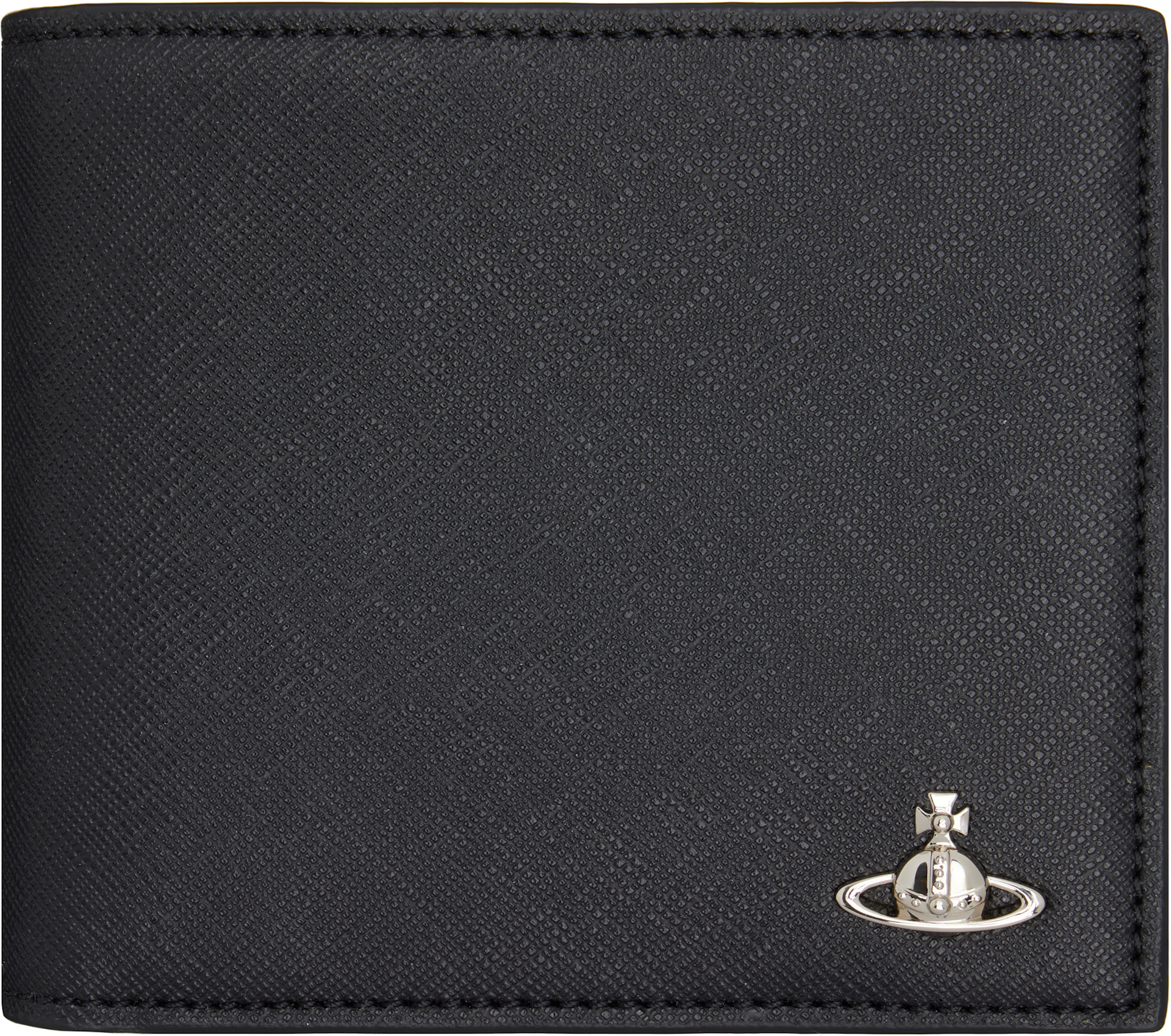 Vivienne Westwood: ブラック Coin Pocket Man 財布 | SSENSE 日本