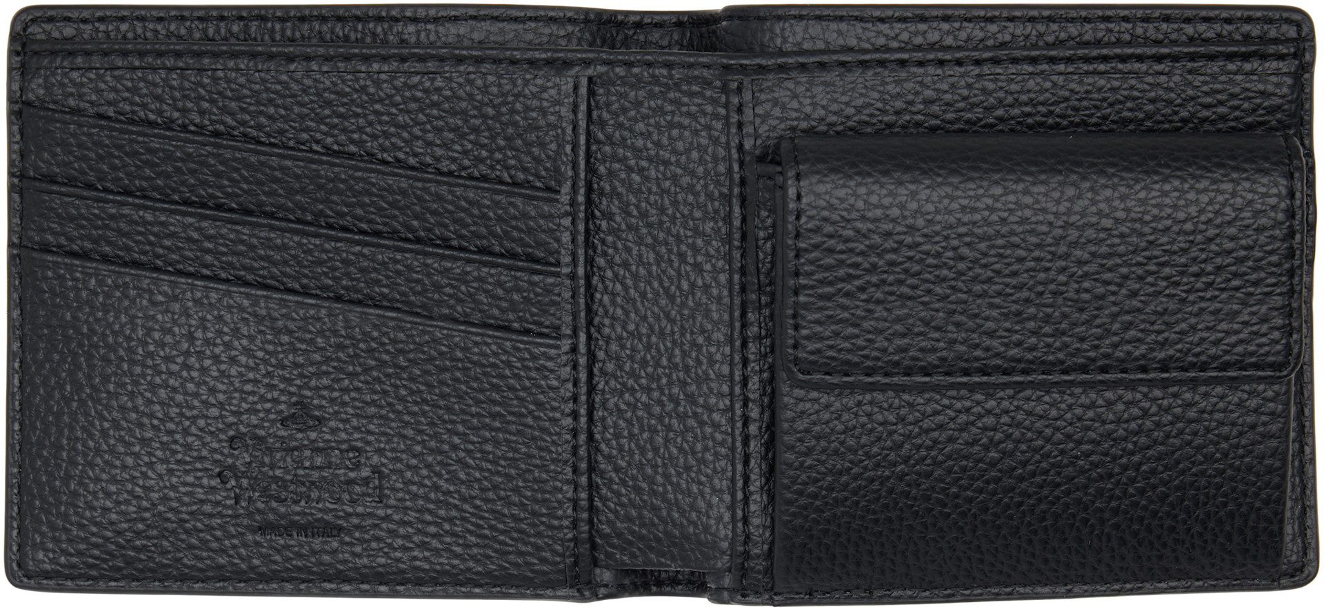 Vivienne Westwood: Black Coin Pocket Man Wallet | SSENSE