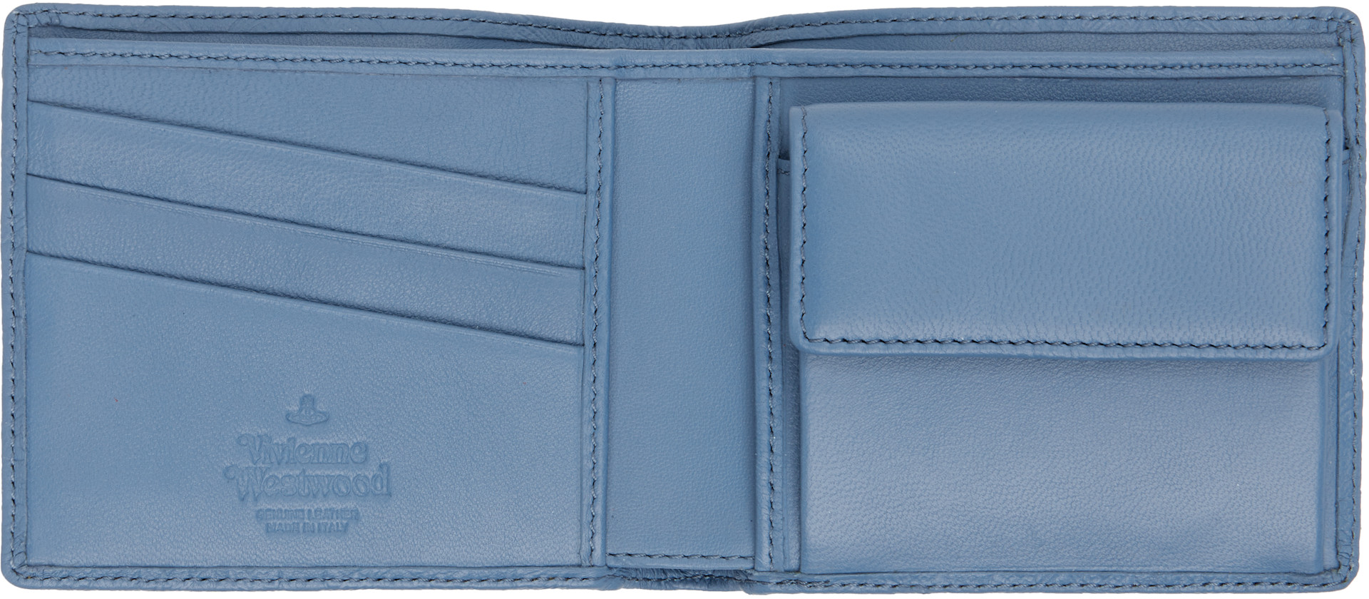 Vivienne Westwood: Blue Coin Pocket Man Wallet | SSENSE