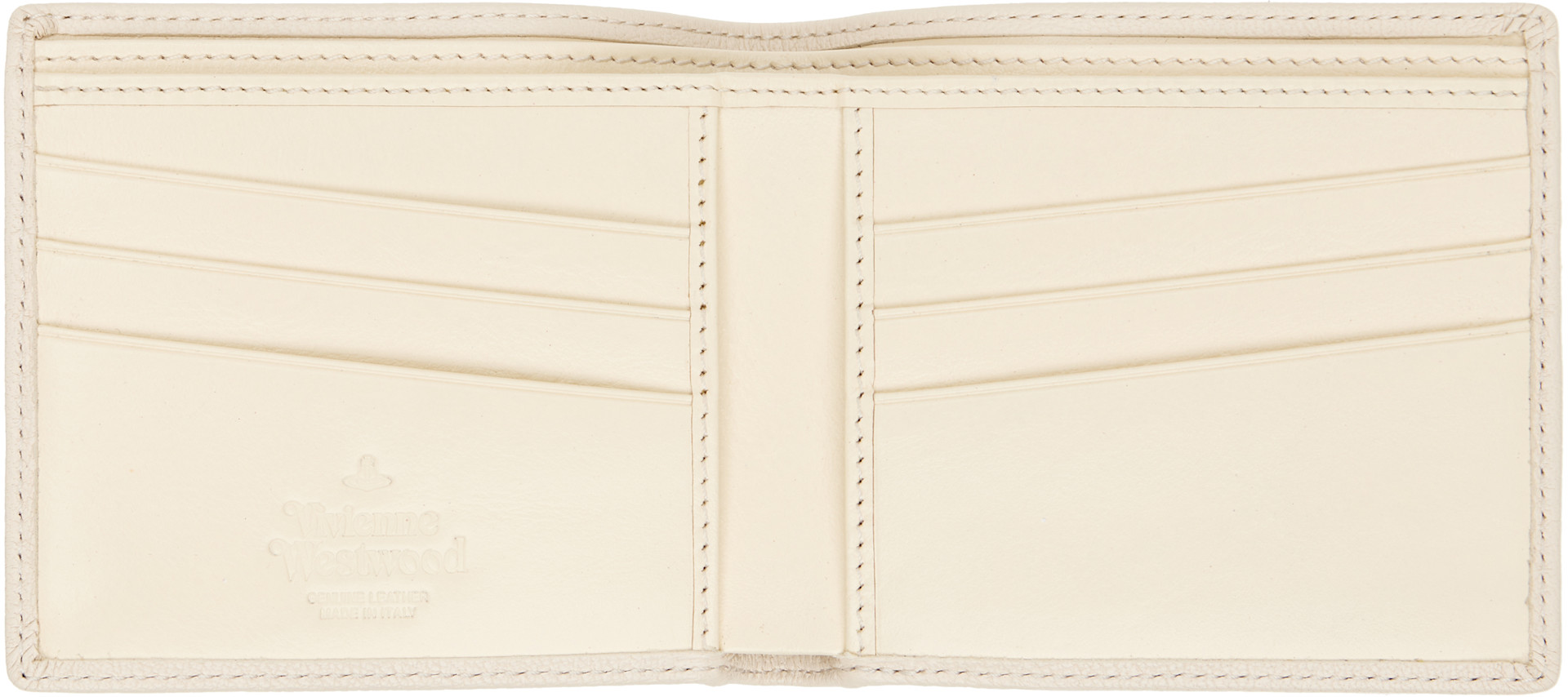 Vivienne Westwood: Off-White Billfold Man Wallet | SSENSE