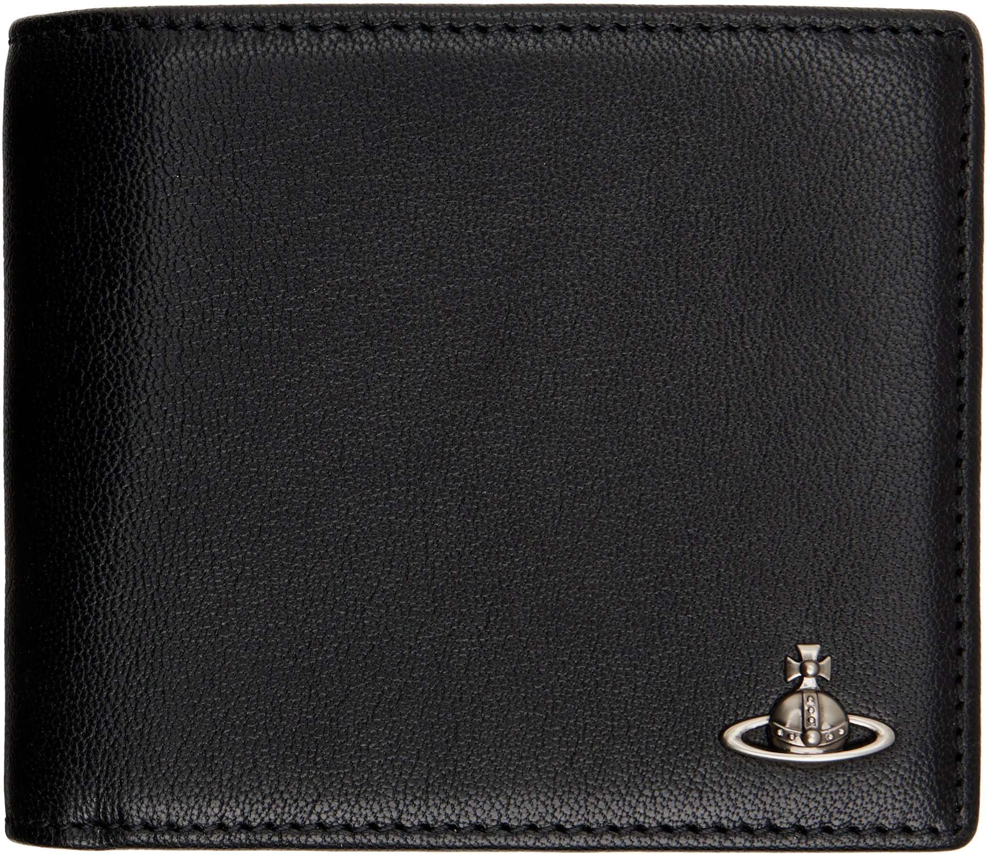 Vivienne Westwood: Black Coin Pocket Man Wallet | SSENSE
