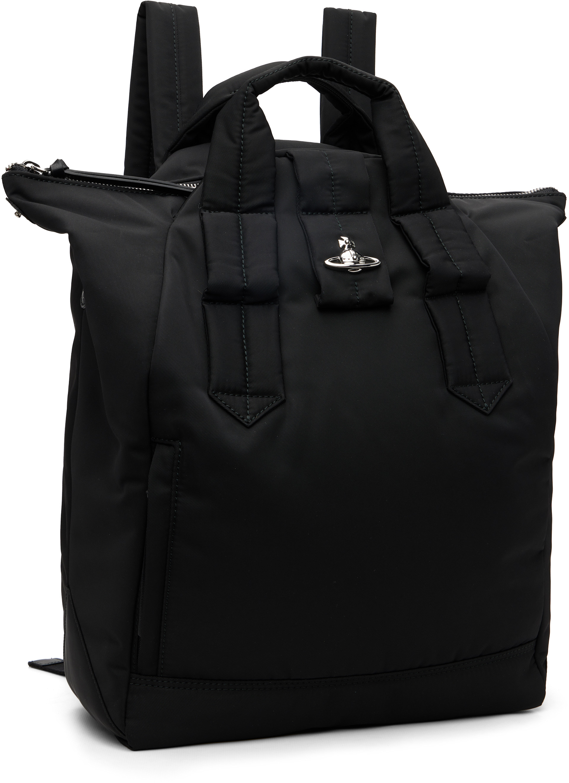 Vivienne Westwood: Black Steven Backpack | SSENSE Canada