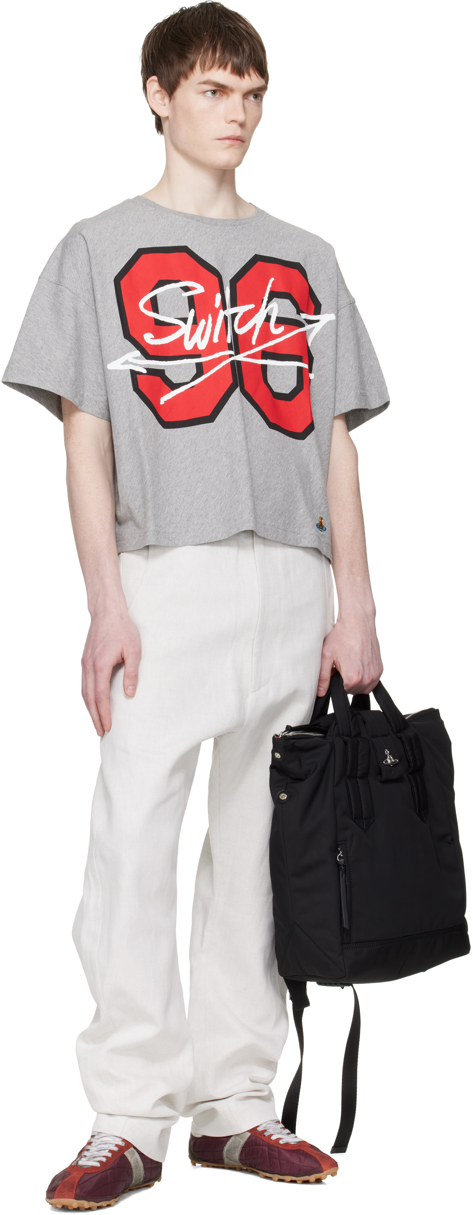 Vivienne Westwood: Black Steven Backpack | SSENSE Canada