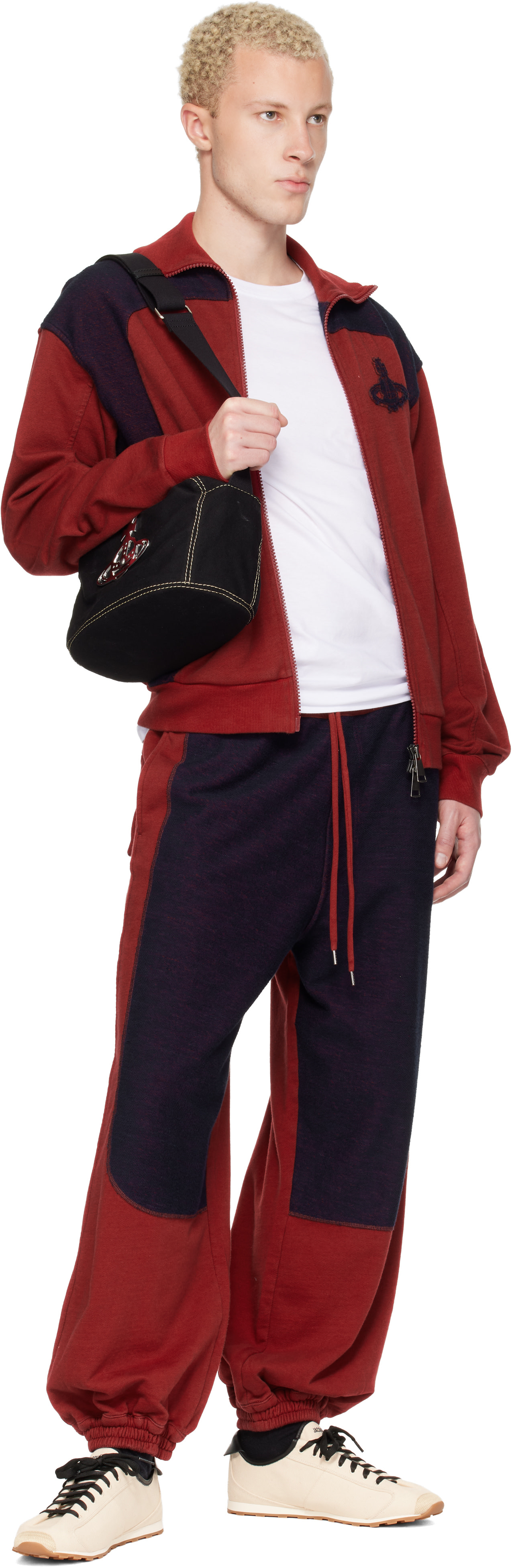 Vivienne Westwood: ブラック Jude クロスボディバッグ | SSENSE 日本