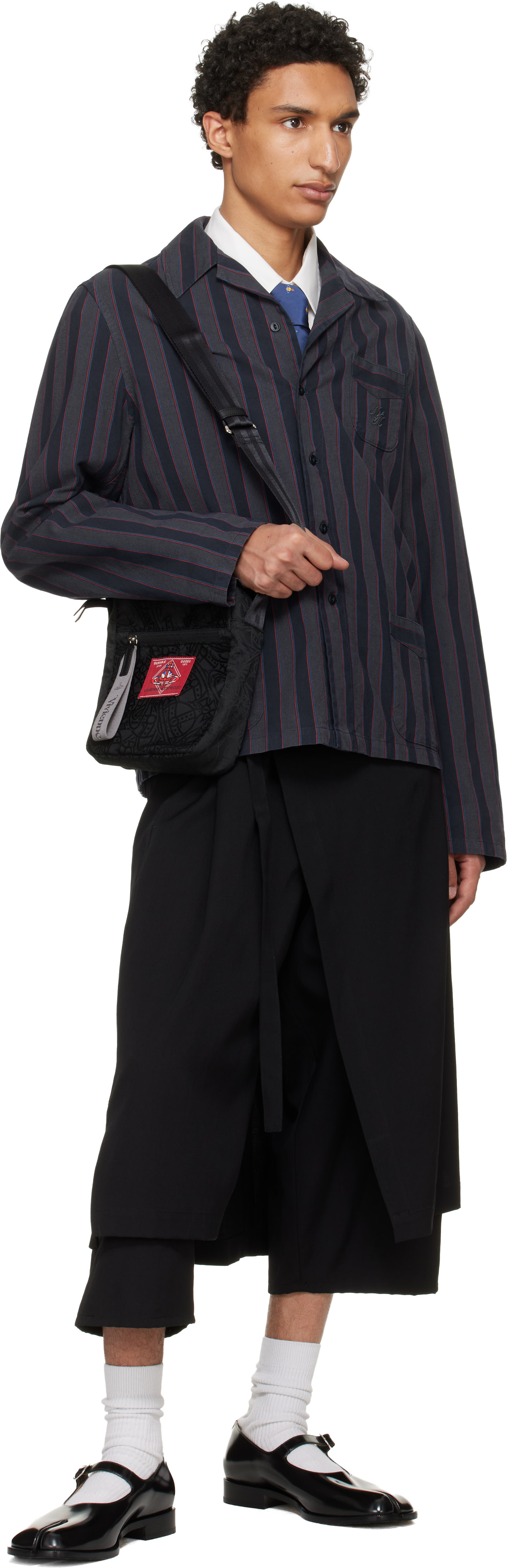 Vivienne Westwood: Black Luke Crossbody Bag | SSENSE