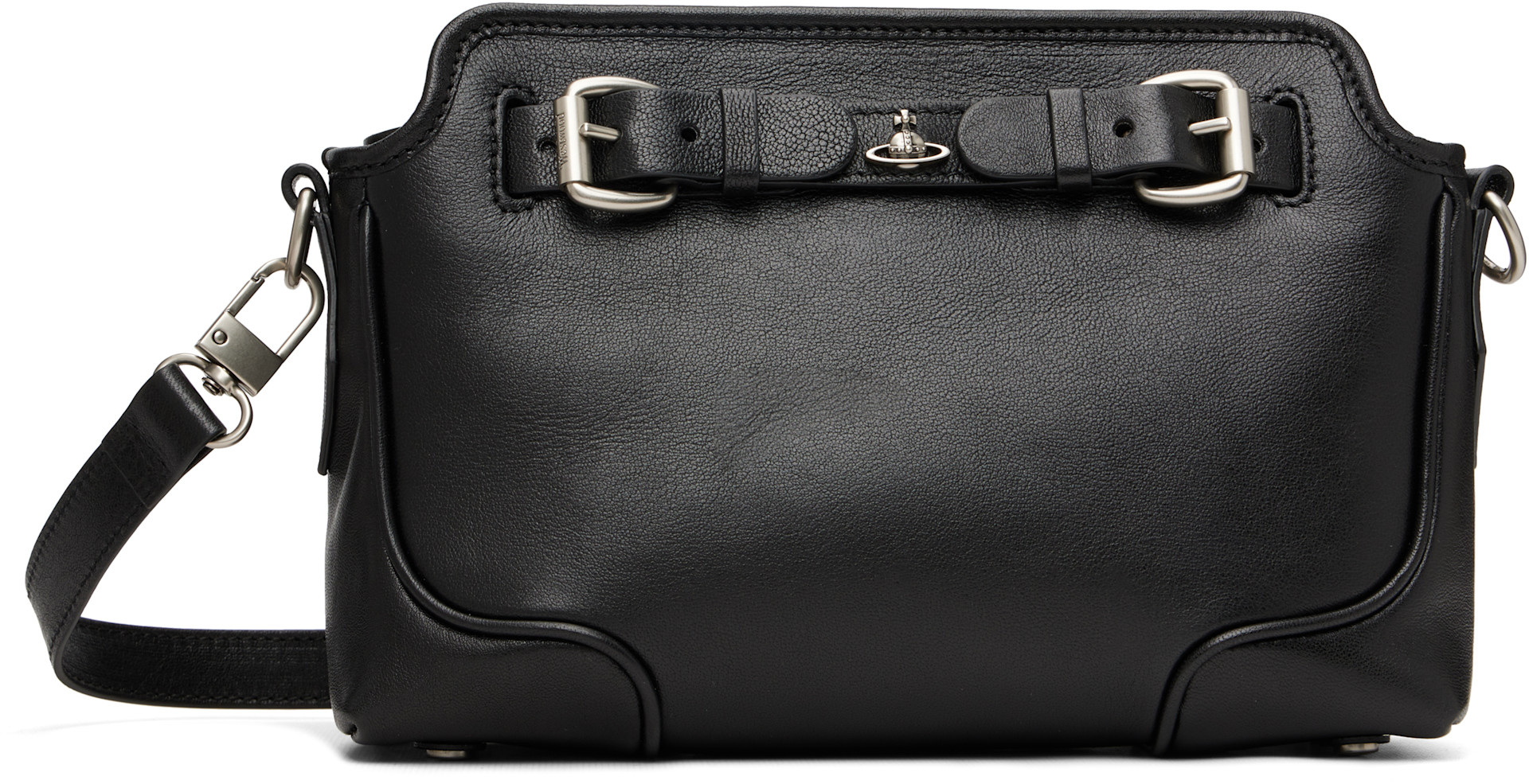 Vivienne Westwood: Black Freddy Camera Bag | SSENSE Vivienne Westwood: Black Freddy Camera Bag | SSENSE