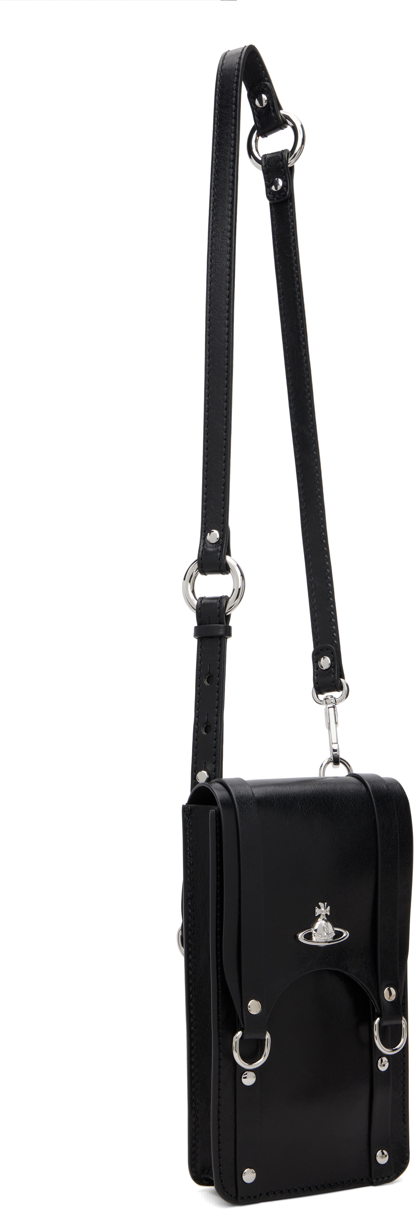 Vivienne Westwood: Black Max Mini Crossbody Bag | SSENSE