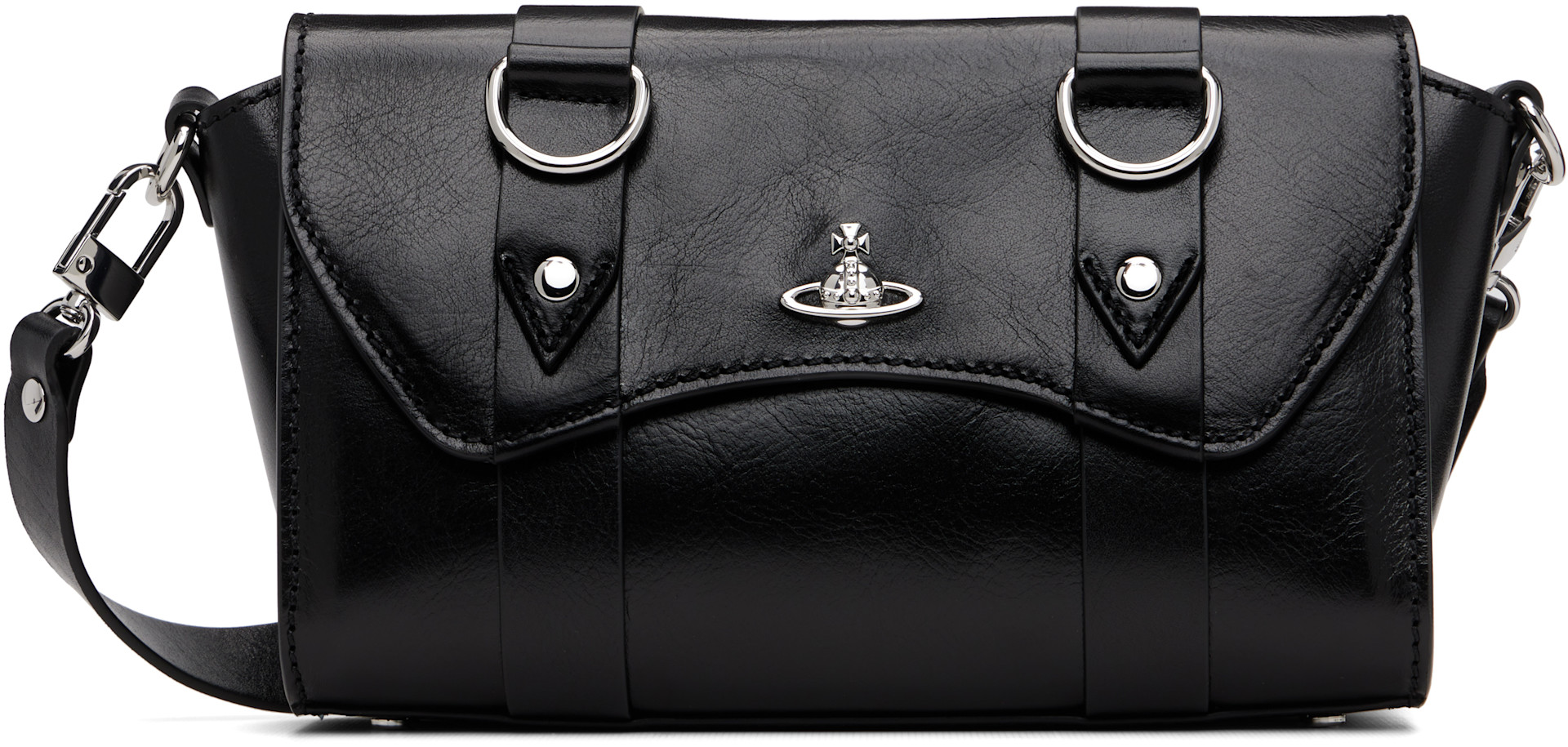 Vivienne Westwood ブラック ボディバッグ Vivienne Westwood: Black Kimmy Crossbody Bag | SSENSE Canada
