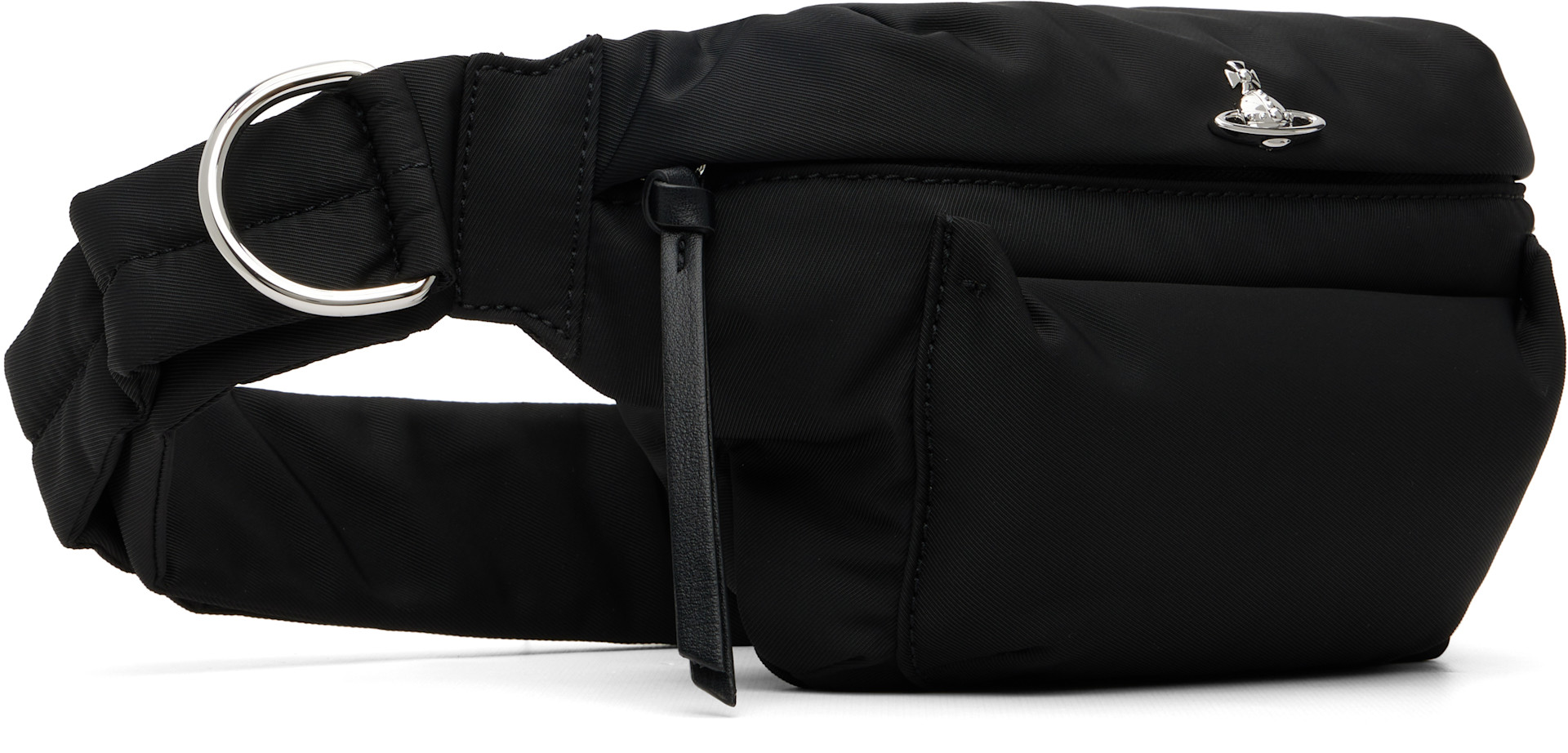 Vivienne Westwood: Black Zeus Belt Bag | SSENSE