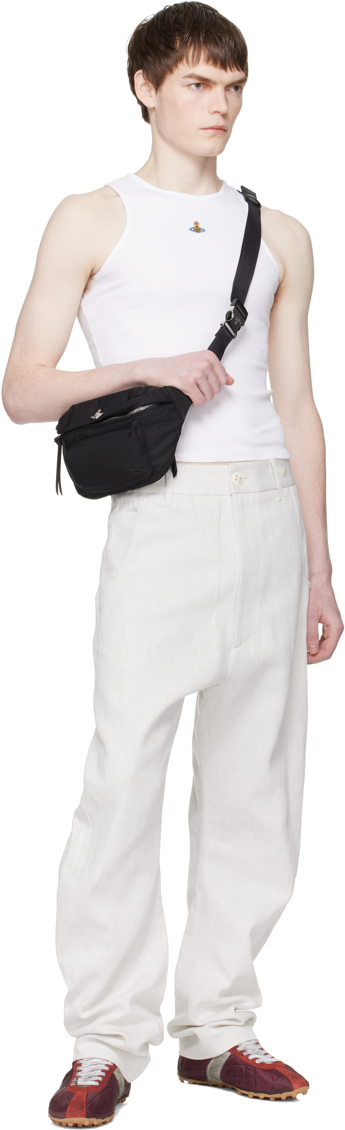 Vivienne Westwood: Black Zeus Belt Bag | SSENSE