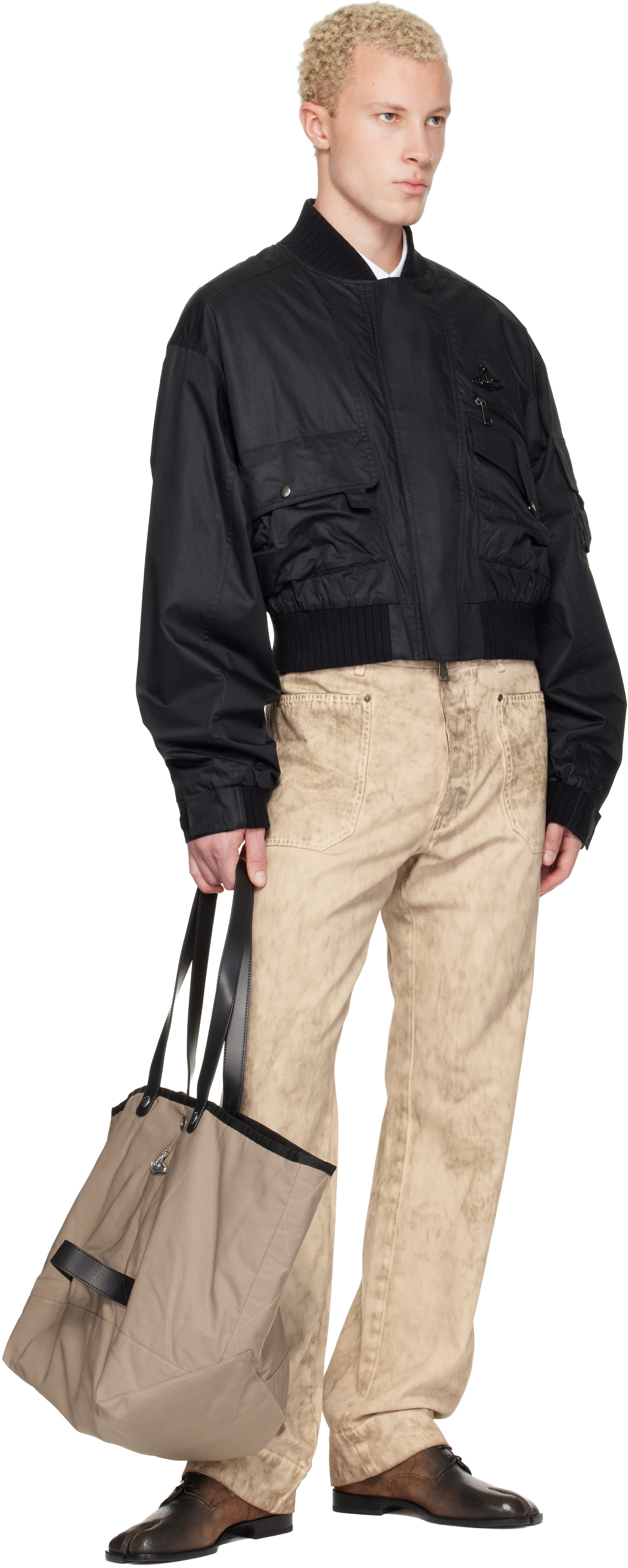 Vivienne Westwood: トープ スモール Utility Shopper トートバッグ