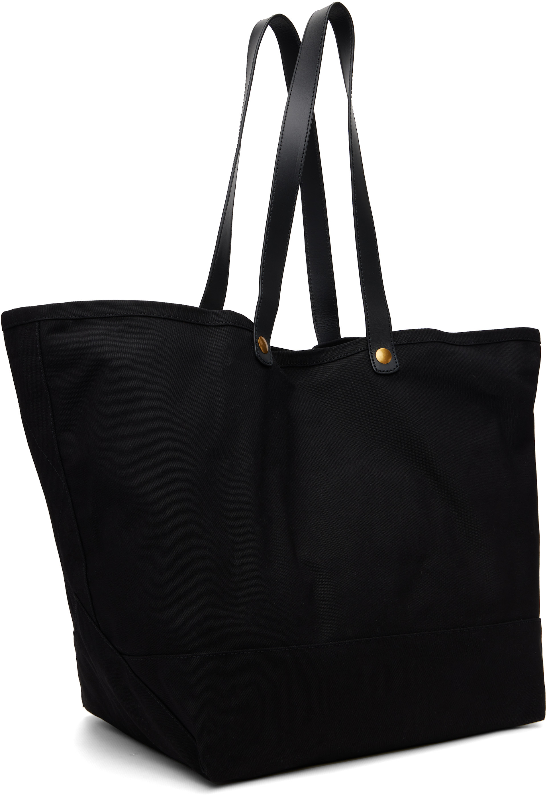 Vivienne Westwood: Black Utility Small Shopper Tote | SSENSE