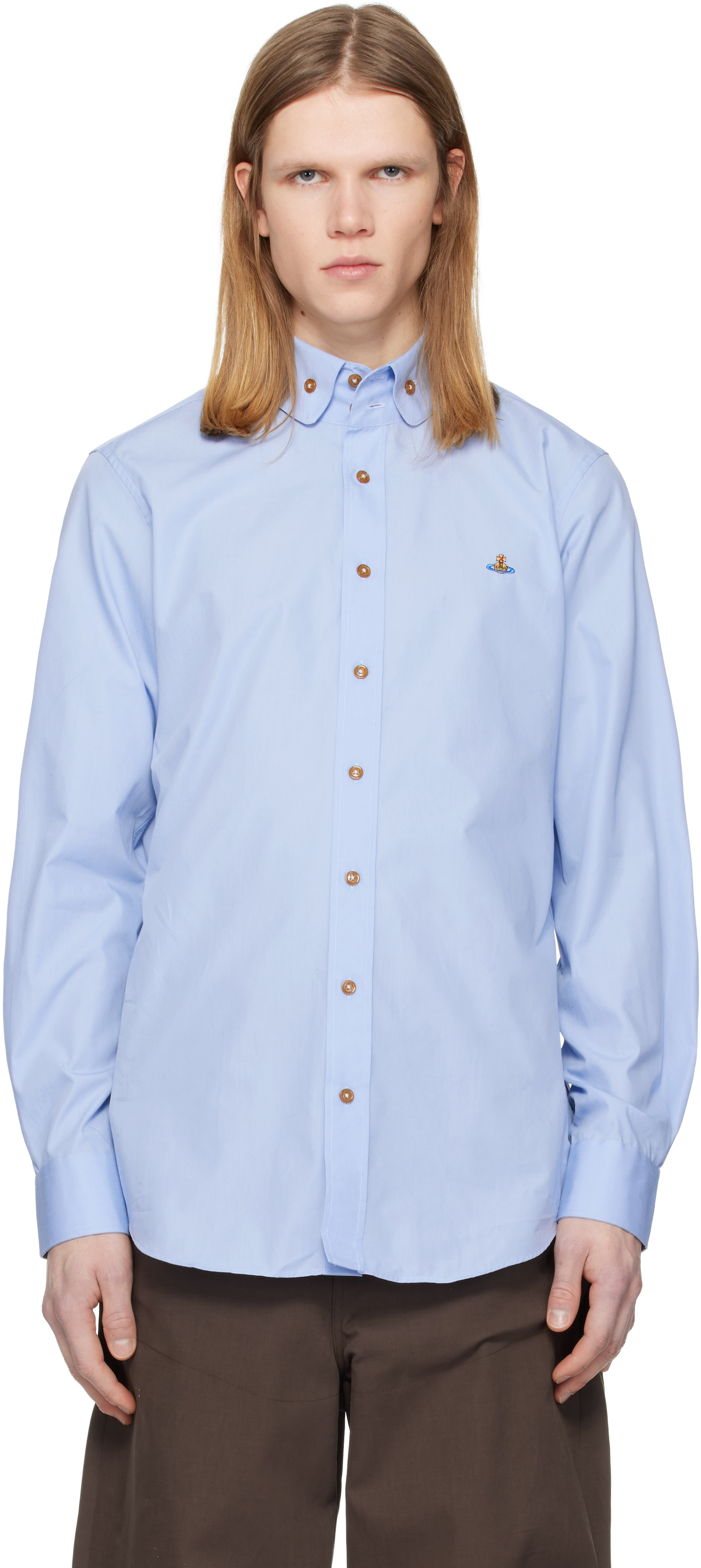 Vivienne Westwood - Blue Two Button Krall Shirt