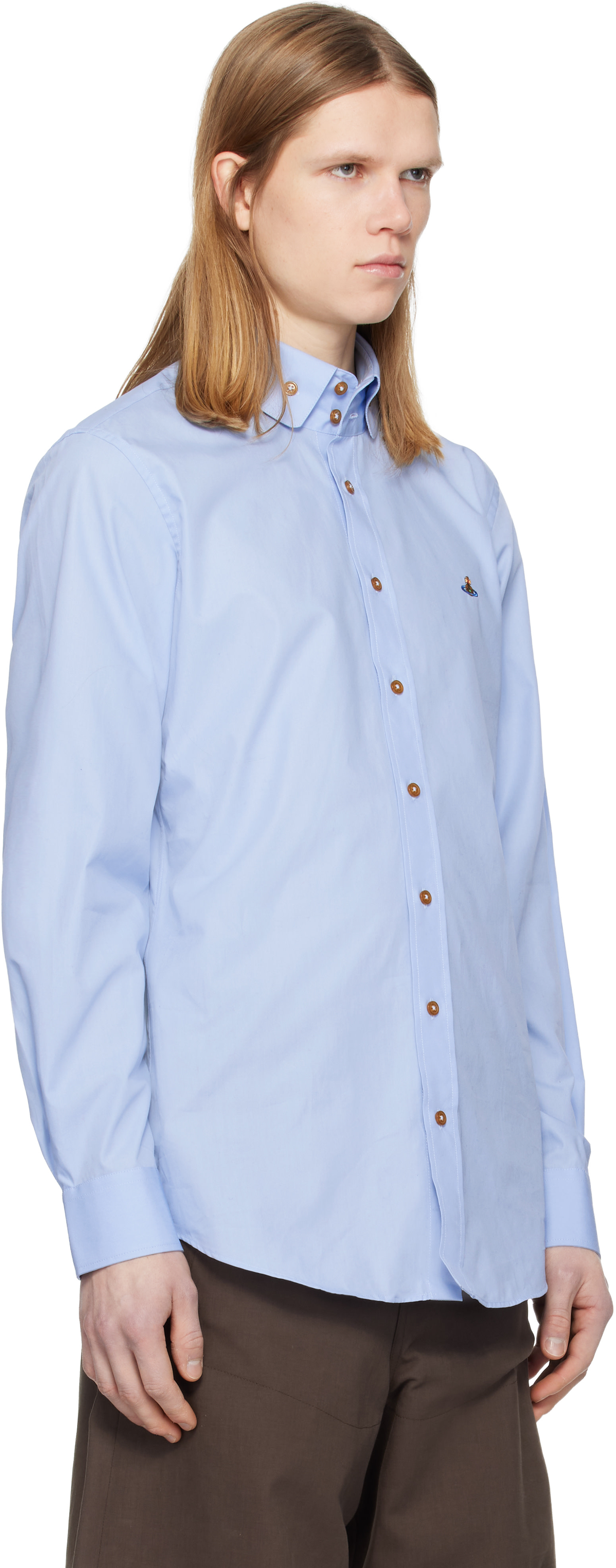 Vivienne Westwood - Blue Two Button Krall Shirt