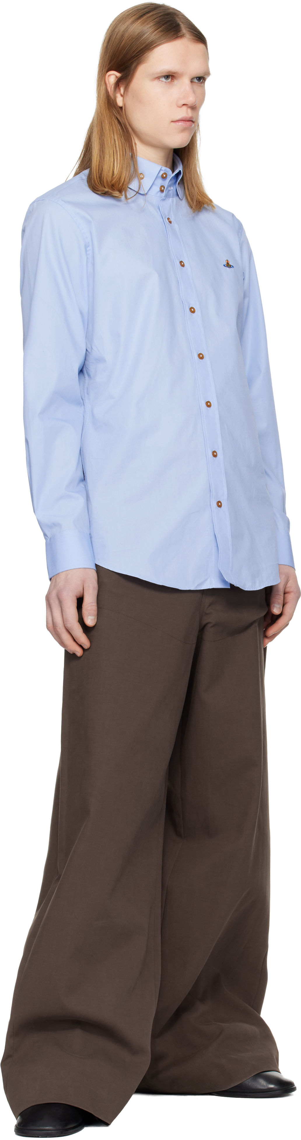 Vivienne Westwood - Blue Two Button Krall Shirt