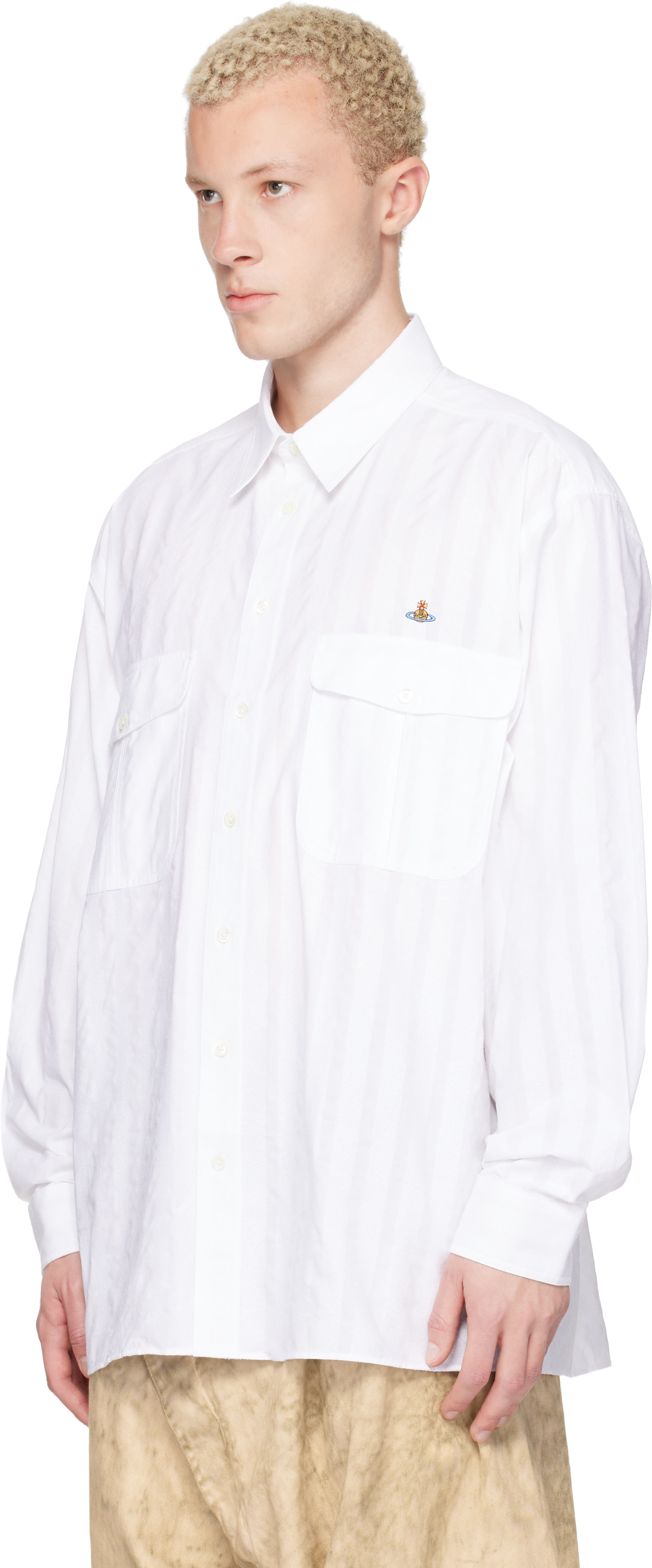 Vivienne Westwood: White Bernhard Shirt | SSENSE