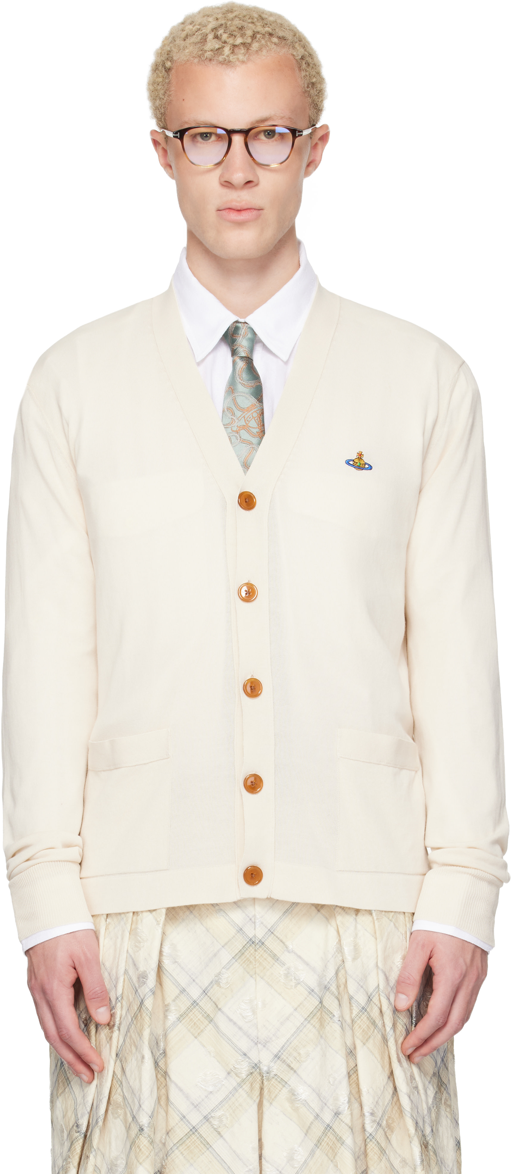 Vivienne Westwood: Off-White Alex Cardigan | SSENSE