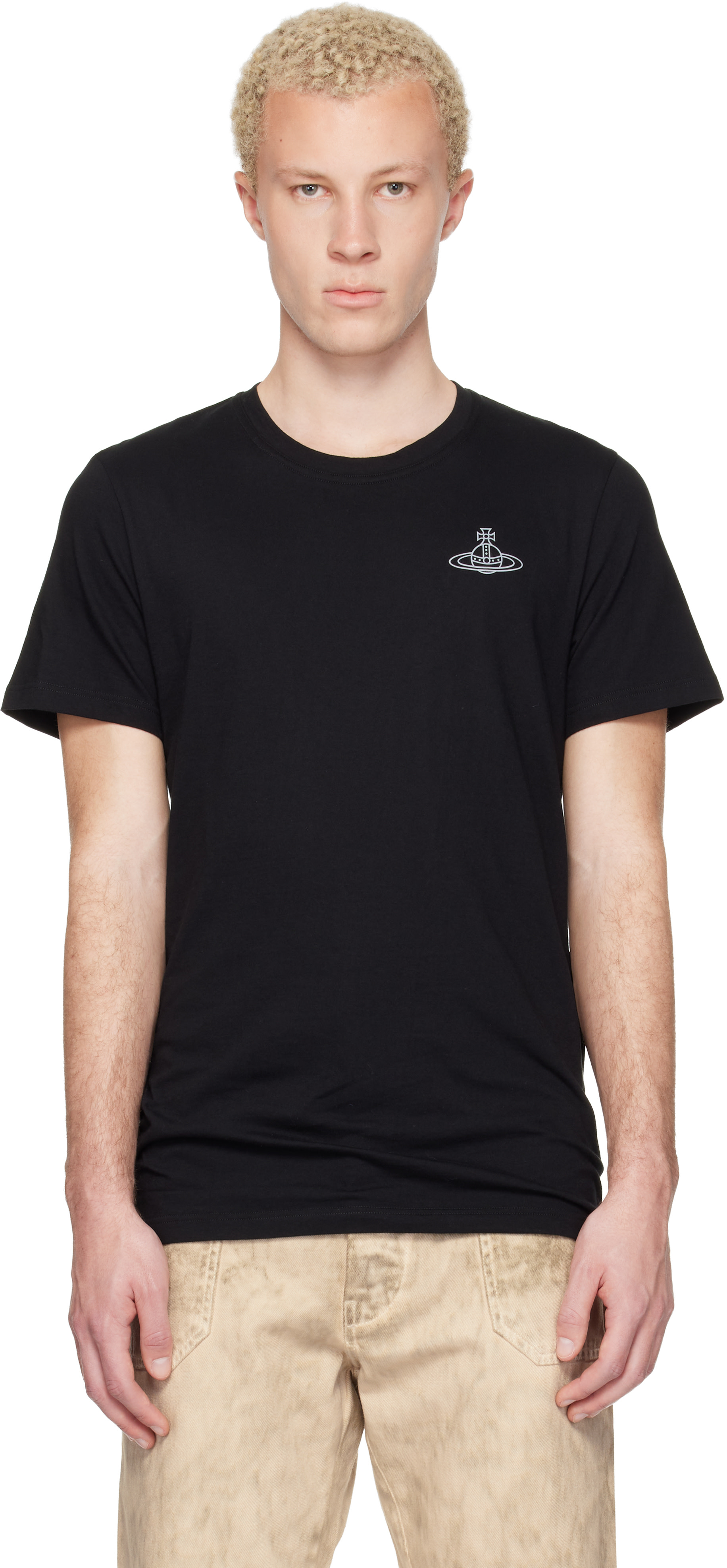 Vivienne Westwood: Two-Pack Black Cotton Jersey T-shirts | SSENSE