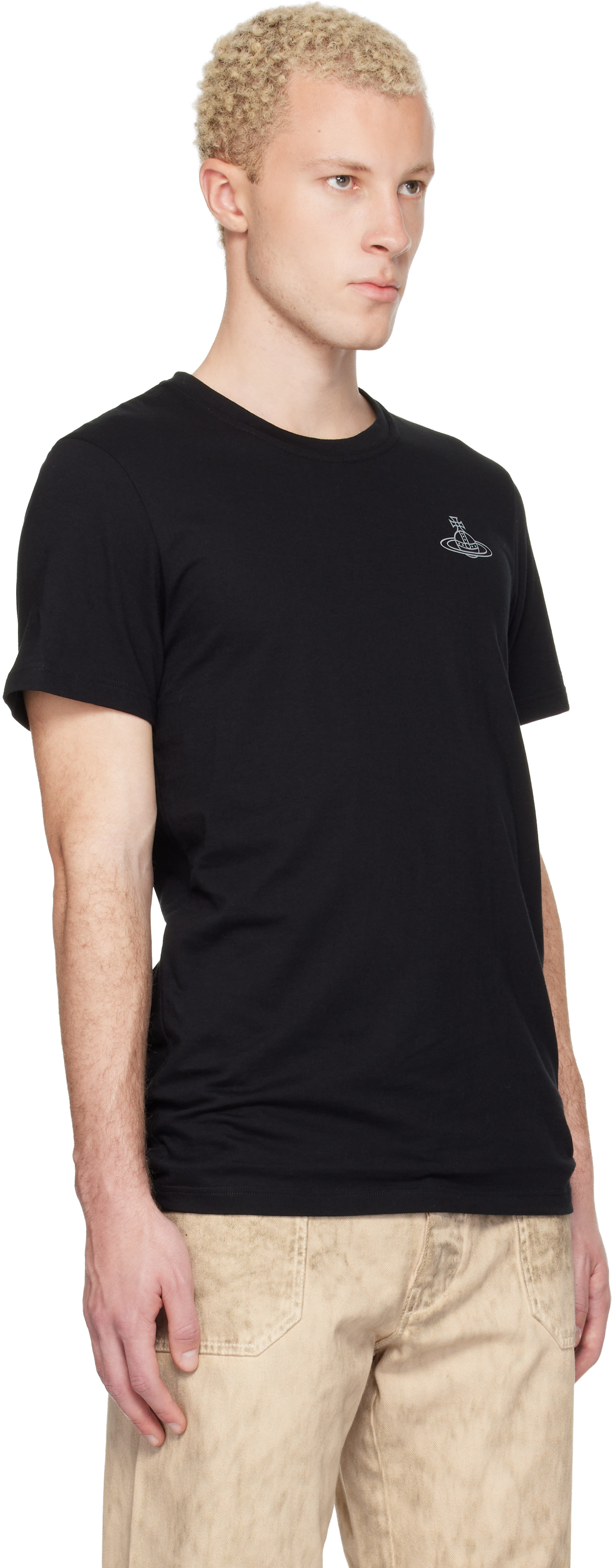 Vivienne Westwood: Two-Pack Black Cotton Jersey T-shirts | SSENSE