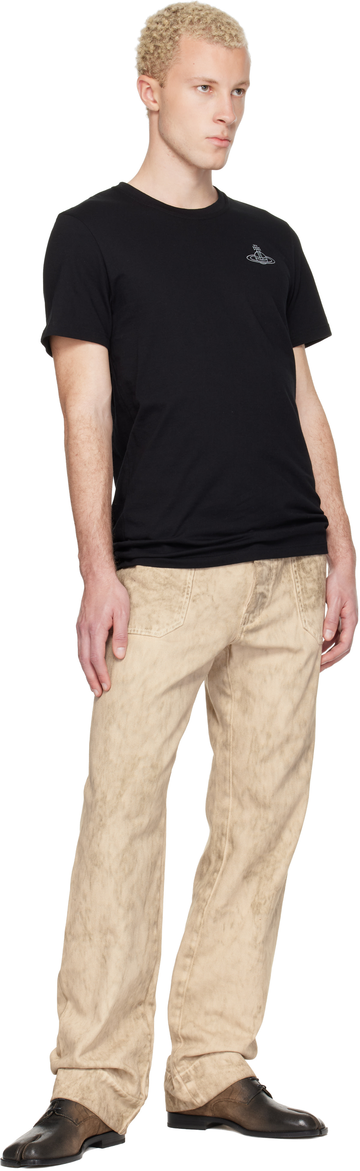 Vivienne Westwood: Two-Pack Black Cotton Jersey T-shirts | SSENSE