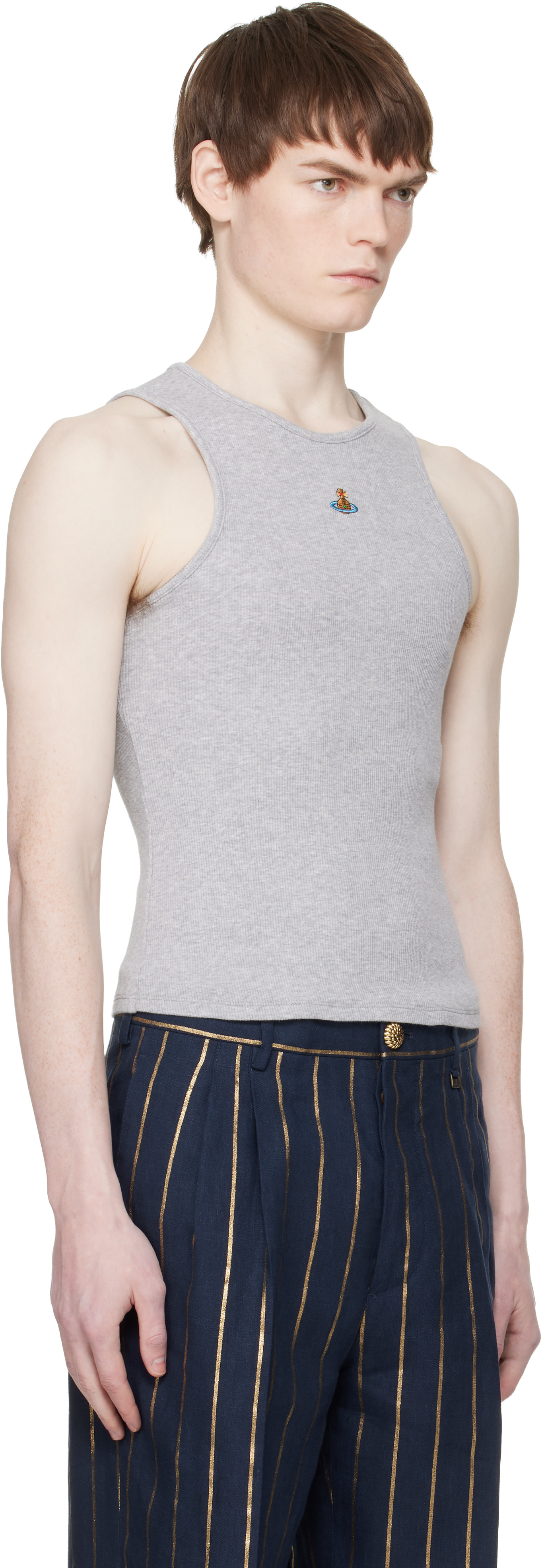 Vivienne Westwood: Gray 90s Tank Top | SSENSE