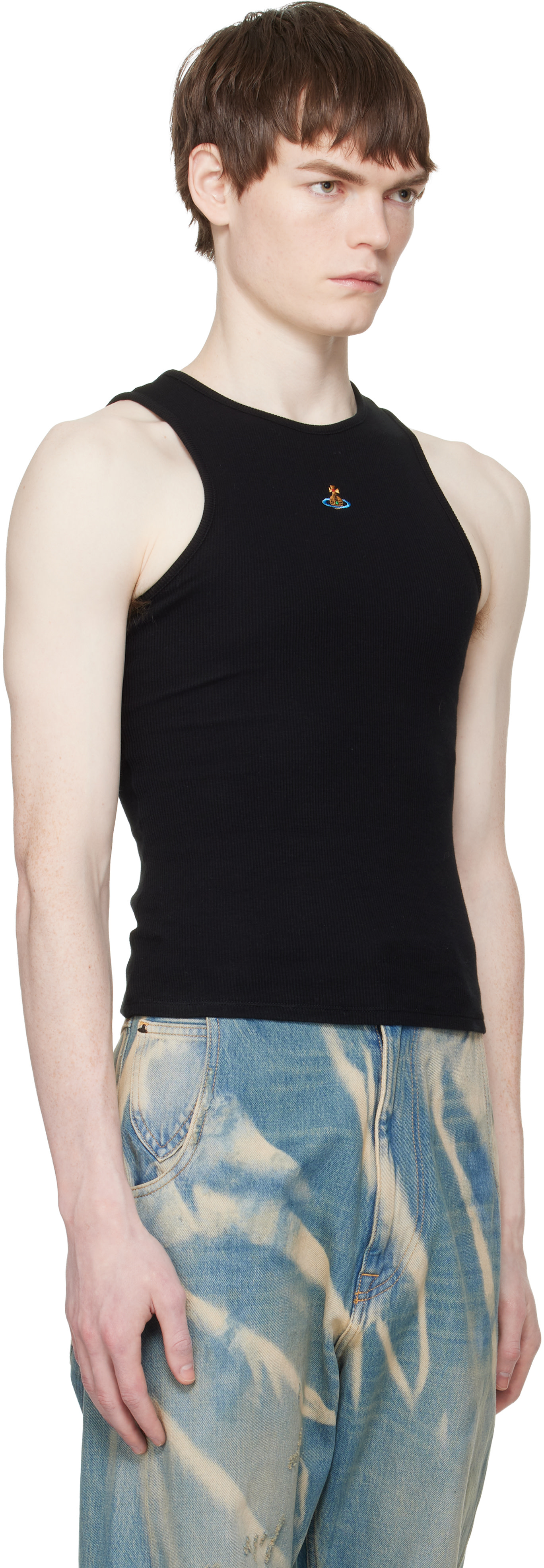 Vivienne Westwood: Black 90s Tank Top | SSENSE