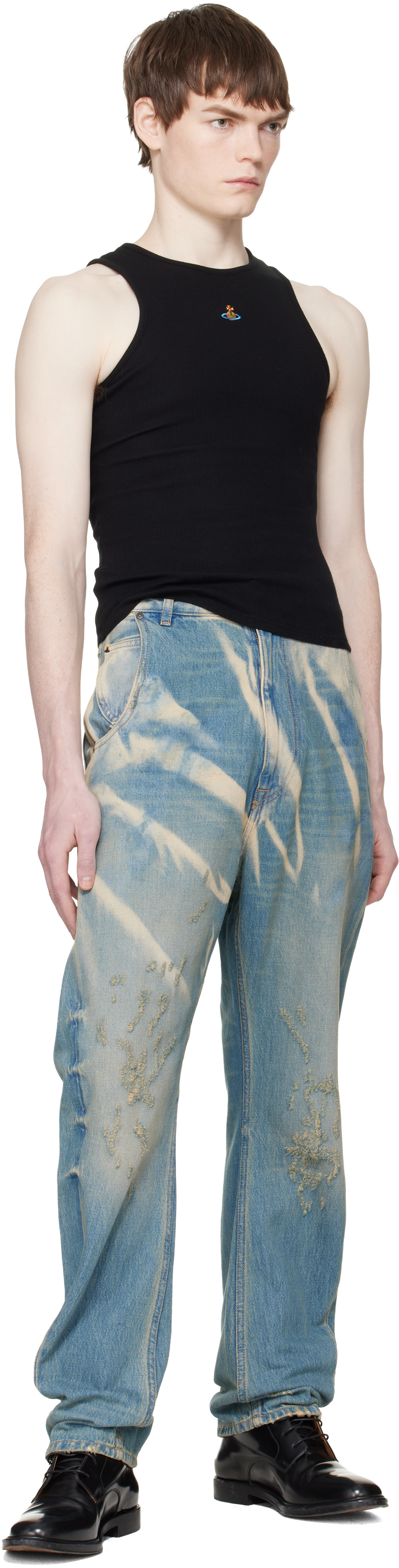 Vivienne Westwood: Black 90s Tank Top | SSENSE