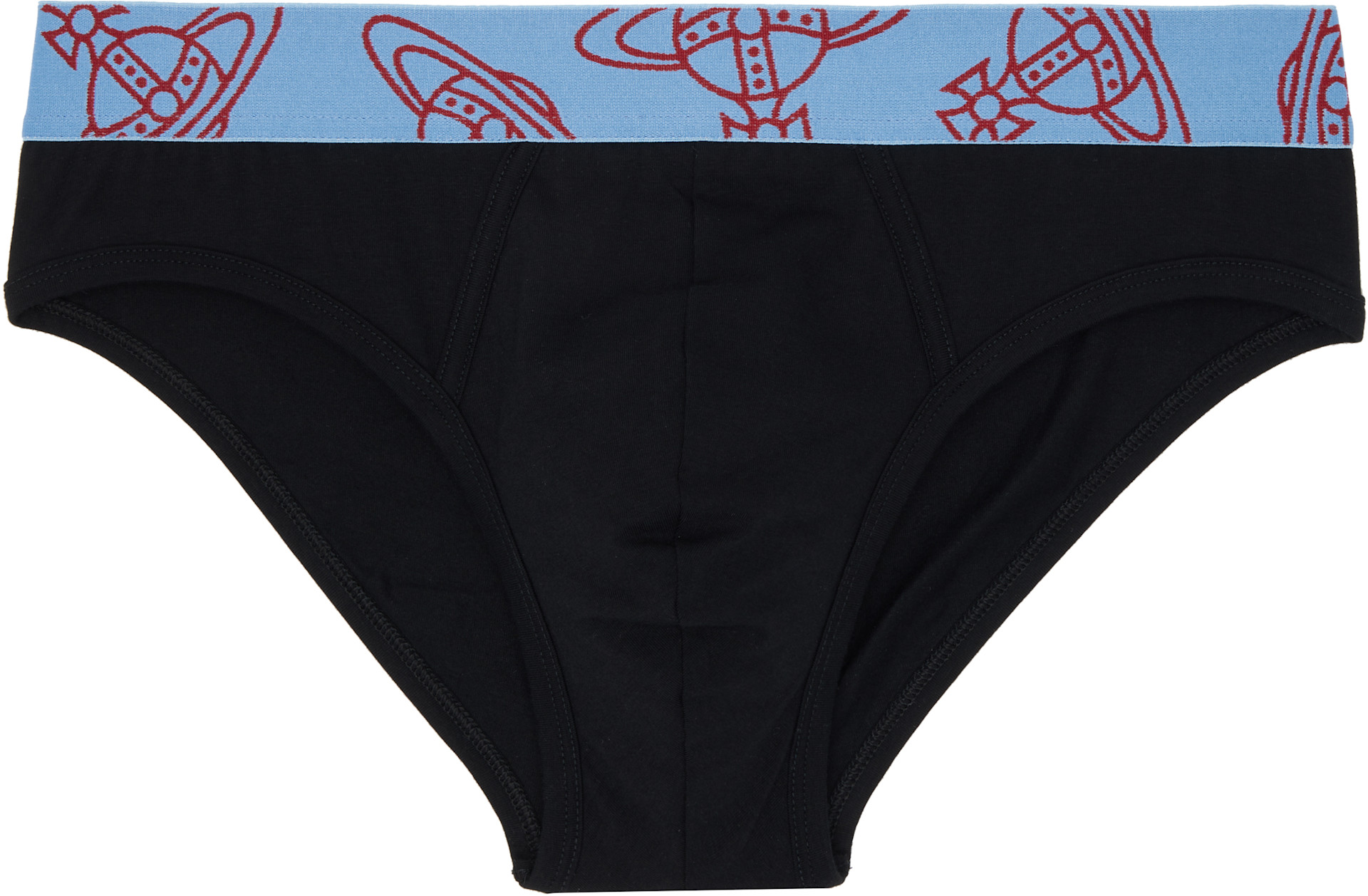 Vivienne Westwood: Three-Pack Multicolor Slip Band Briefs | SSENSE