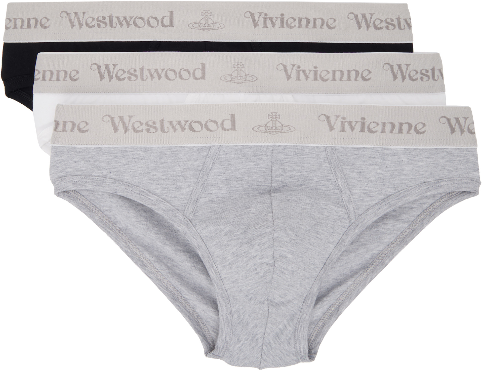 Vivienne Westwood - 멀티컬러 밴드 브리프 세트