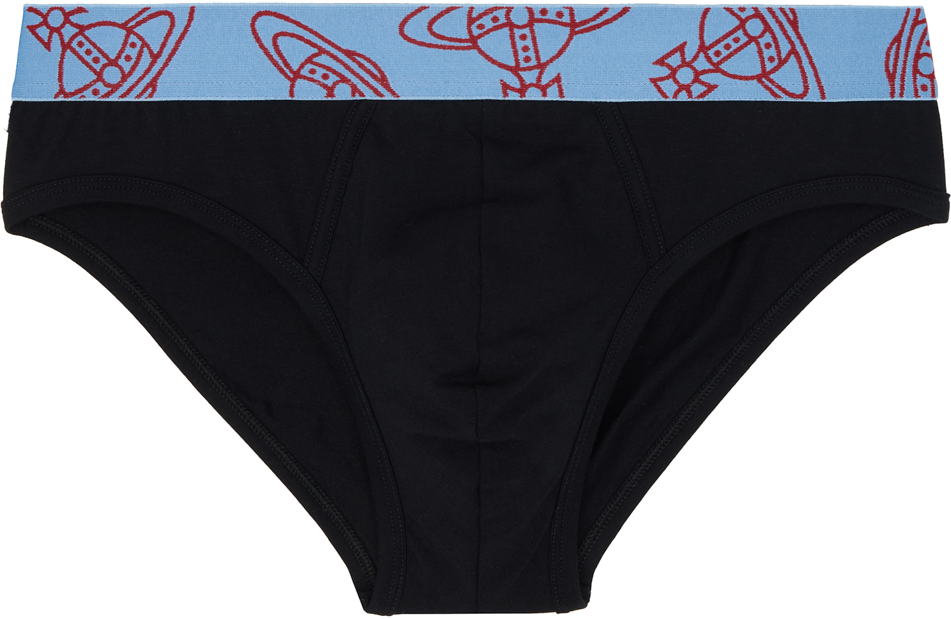 Vivienne Westwood: Two-Pack Black Slip Band Briefs | SSENSE